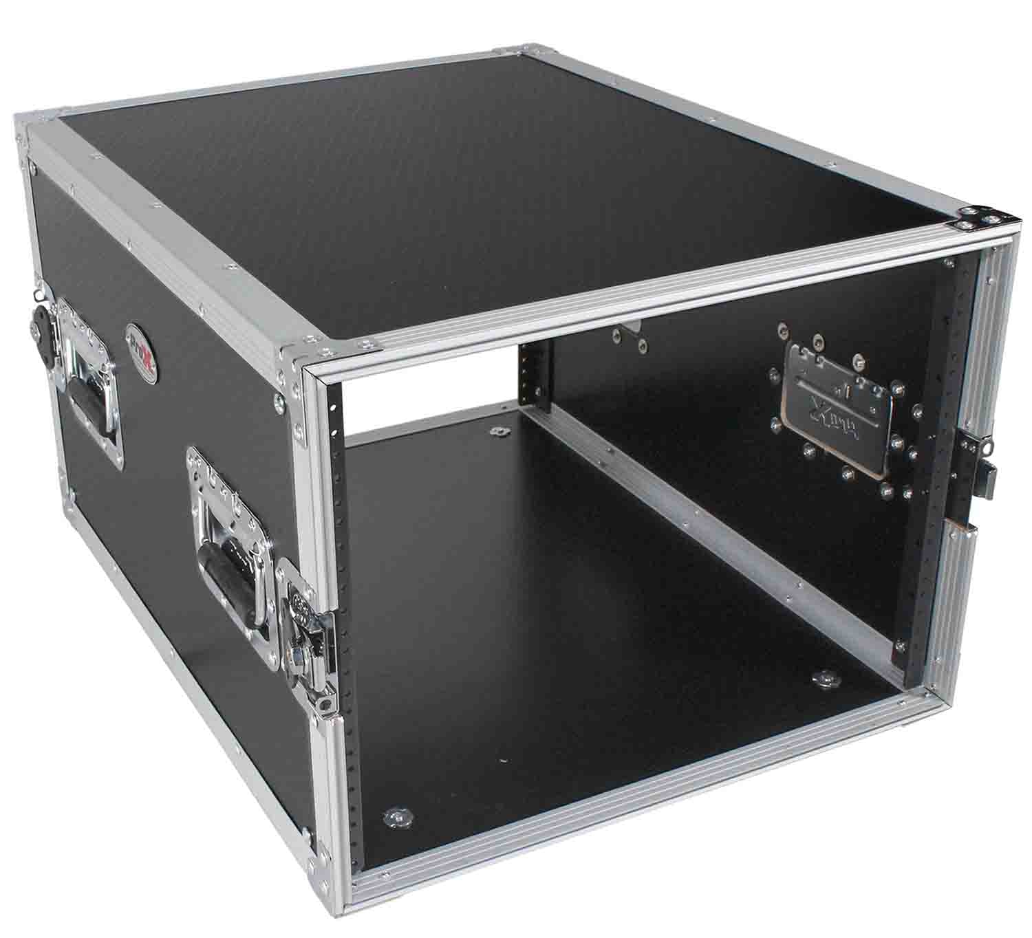ProX T-8RSS24 8U Space Amp Rack Mount ATA Flight Case - 24 Inch Depth - Hollywood DJ