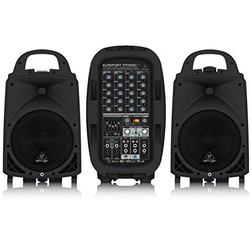 Behringer PPA500BT, 500W 6-Channel Portable PA system with Bluetooth - Hollywood DJ