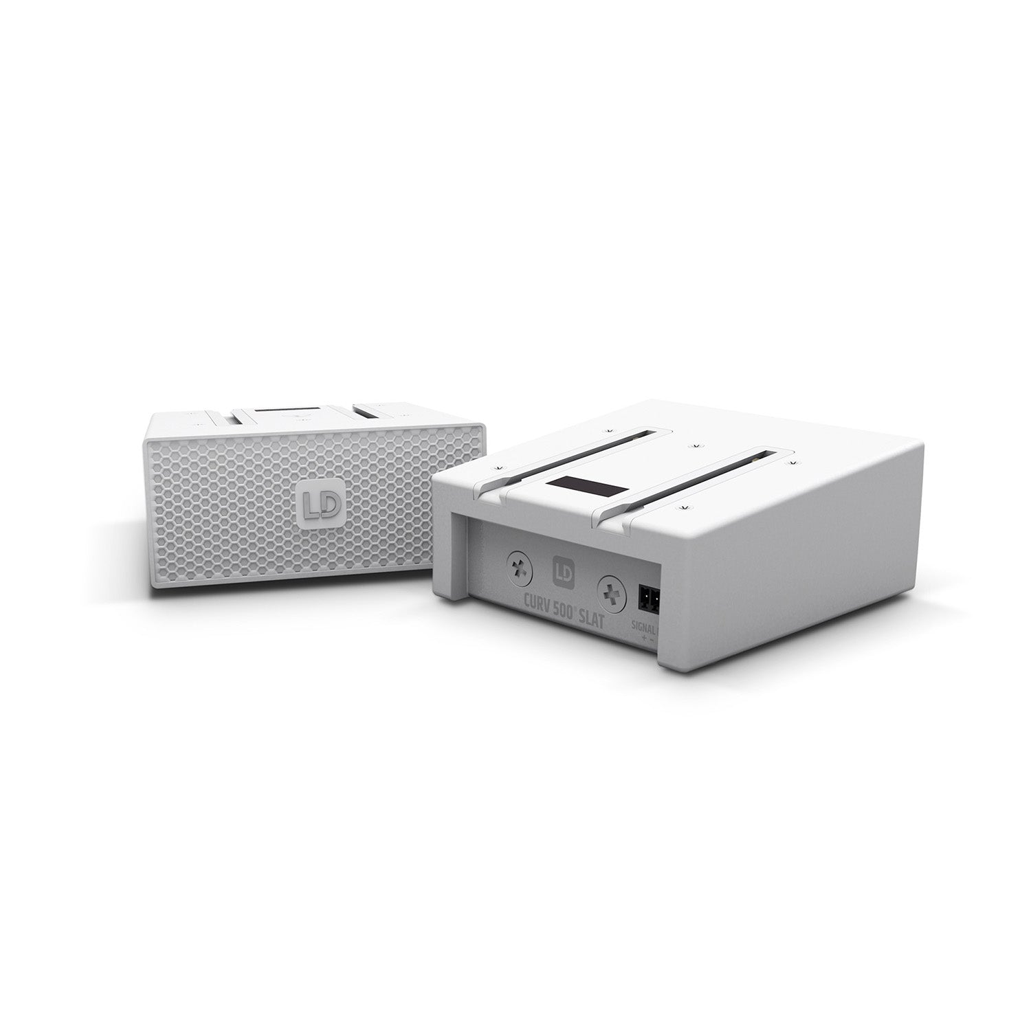 LD Systems CURV500AVSW Portable Array System AV Set Including Speaker Cables - White - Hollywood DJ