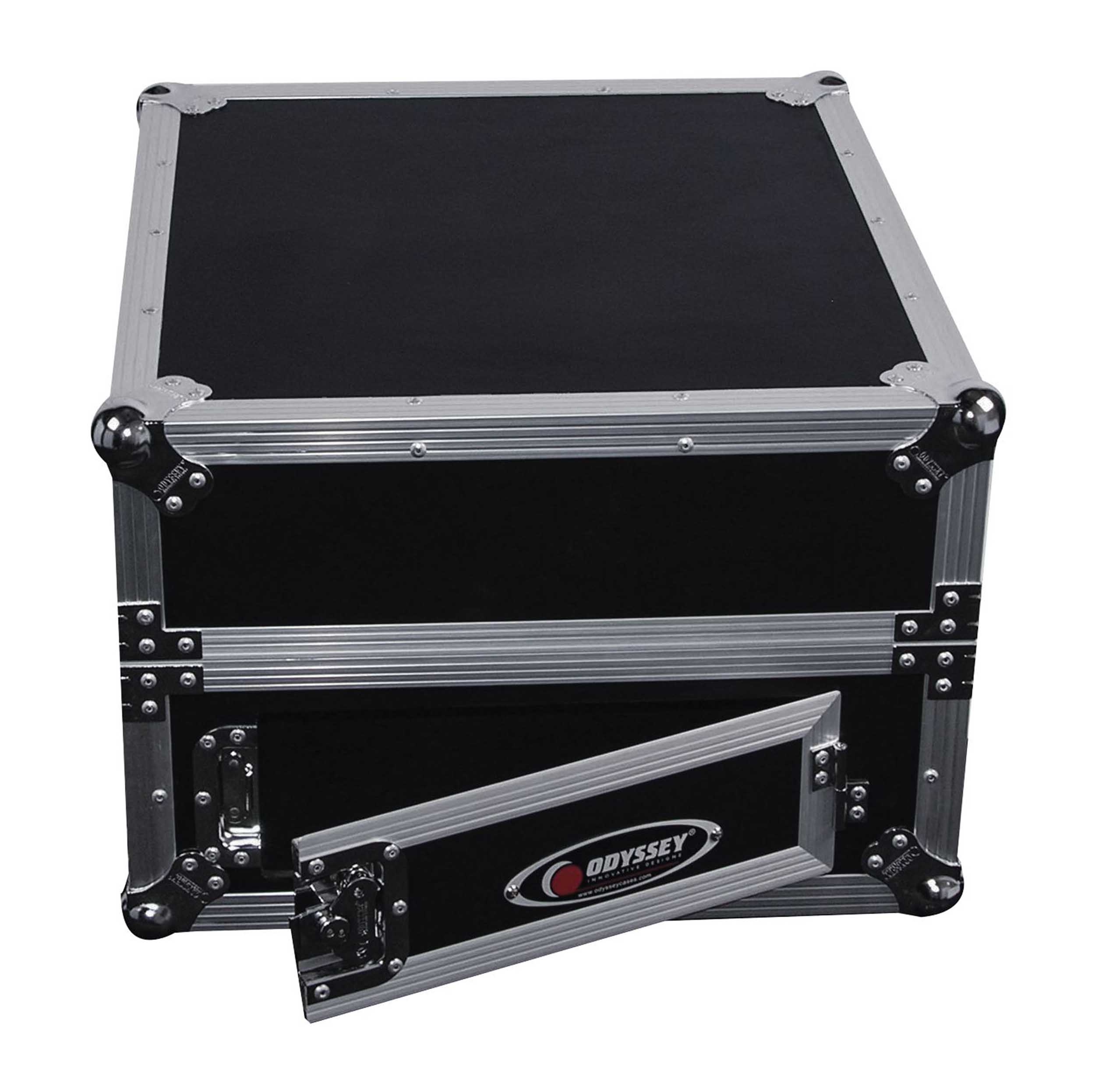 Odyssey FZ1002 10U Top Slanted 2U Vertical Pro Combo Rack - Hollywood DJ