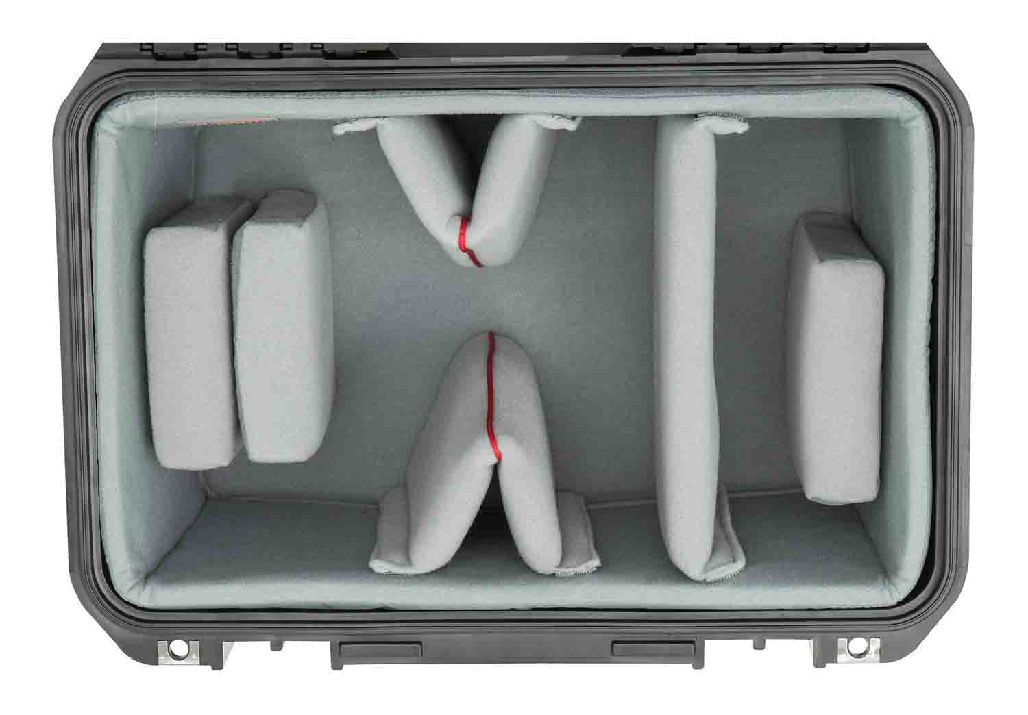 SKB Cases 3i-1610-10DT Waterproof Case with Video Dividers and Lid Foam - Black - Hollywood DJ