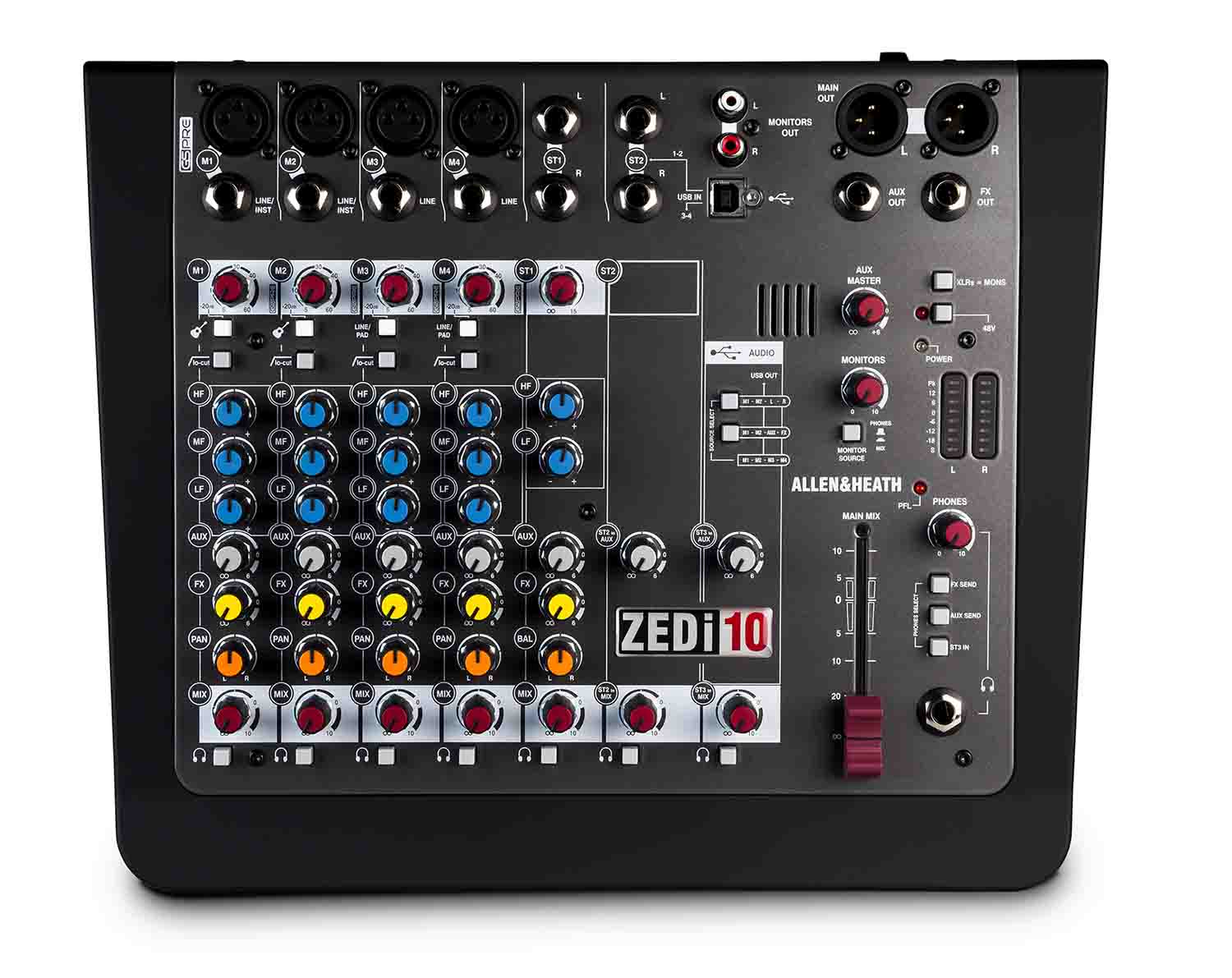 Allen & Heath ZEDi-10 Hybrid Compact Mixer and 4×4 USB Interface - Hollywood DJ