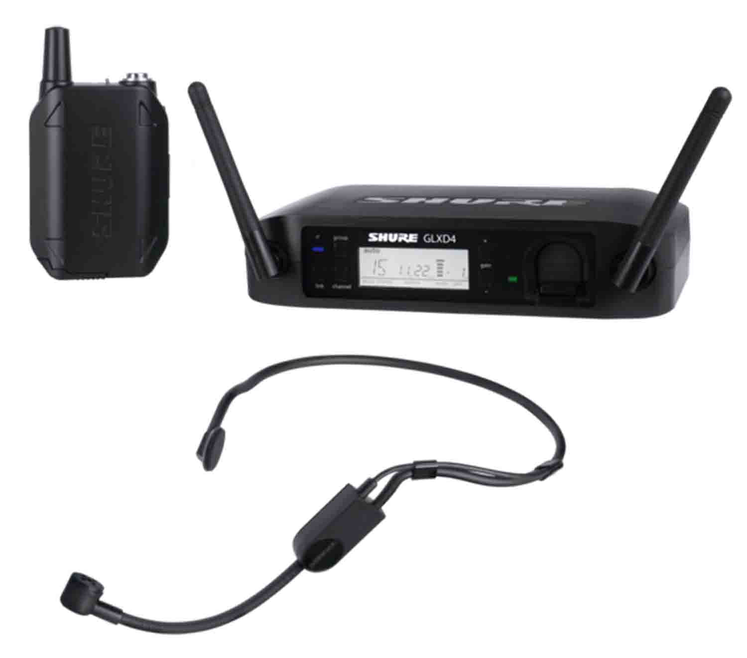 Shure GLXD14/PGA31-Z2 Headworn Wireless Microphone System - Hollywood DJ