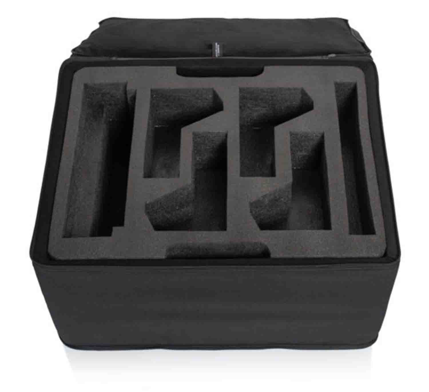 Gator Cases GL-RODECASTER4 Lightweight Case for RODECaster Pro Podcast Mixer, Four Headphones and Four Mics - Hollywood DJ