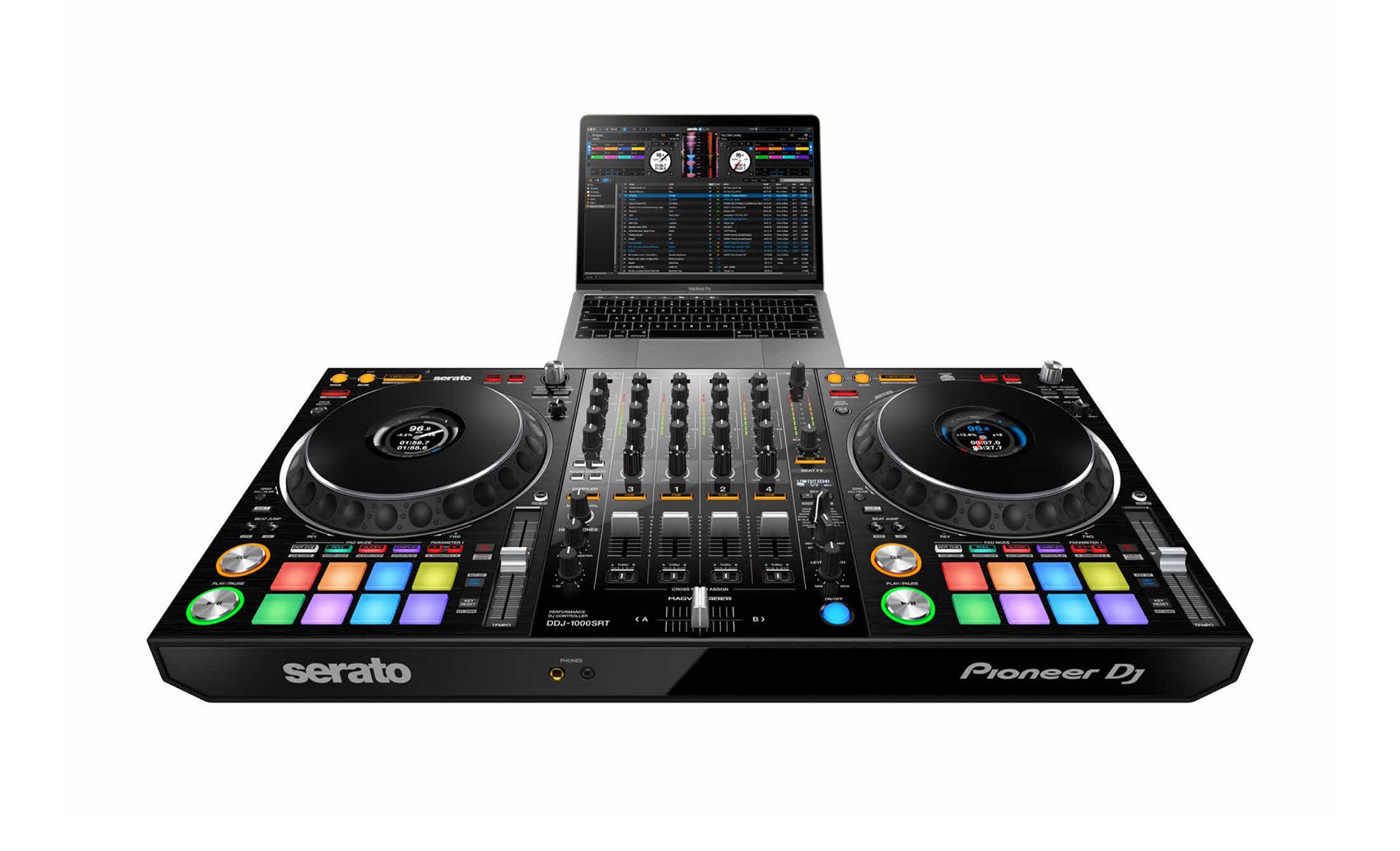 B-Stock: Pioneer DJ DDJ-1000SRT 4-Channel Performance DJ Controller for Serato DJ Pro – Black - Hollywood DJ