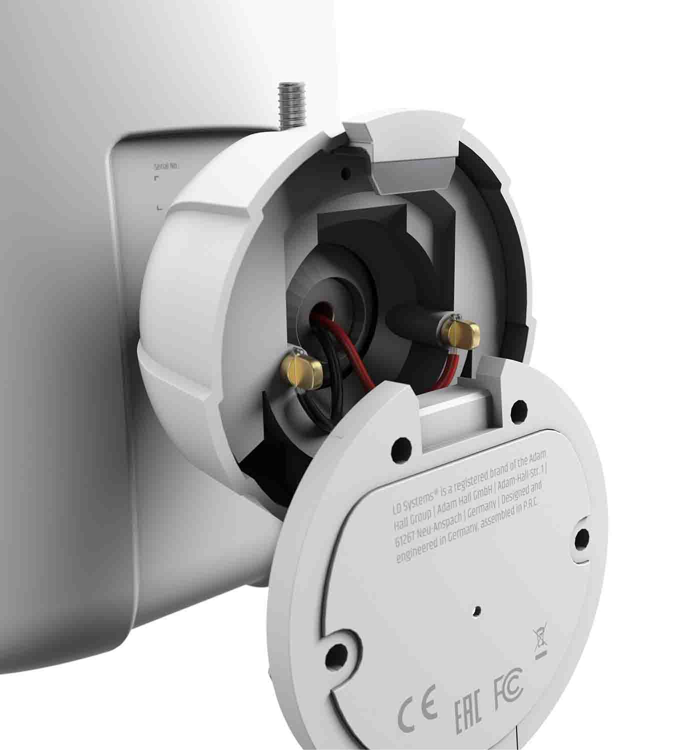 LD Systems DQOR 5 W, 5" Two-Way Passive In/Out Door Installation Loudspeaker 8 Ohm - White, Pair - Hollywood DJ