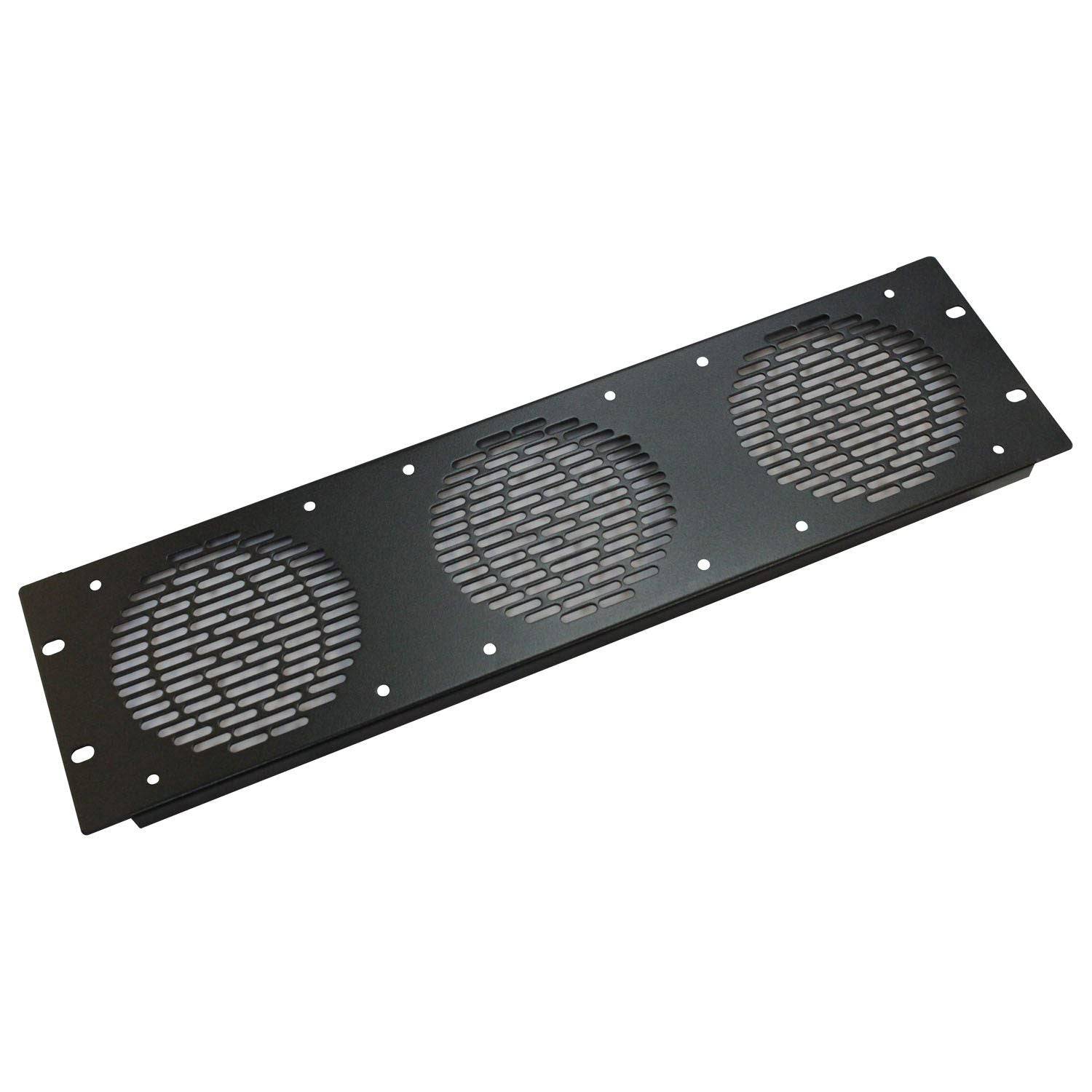 Odyssey AFP03 19 Inches Rack Mountable Triple Fan 3U Panel - Hollywood DJ