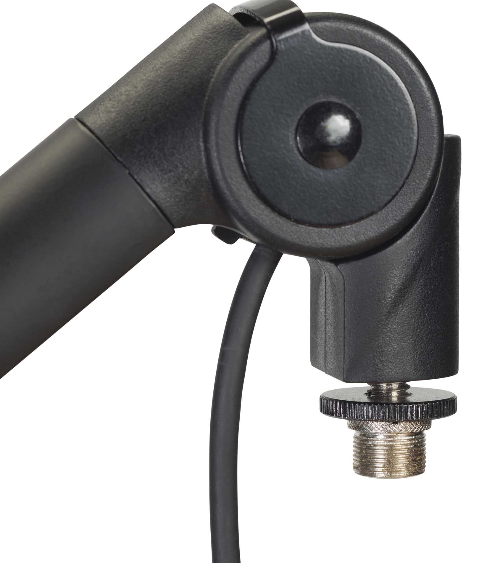 Gator Frameworks GFWMICBCBM3000 Deluxe Desktop Mic Boom Stand For Podcasts and Recording - Hollywood DJ