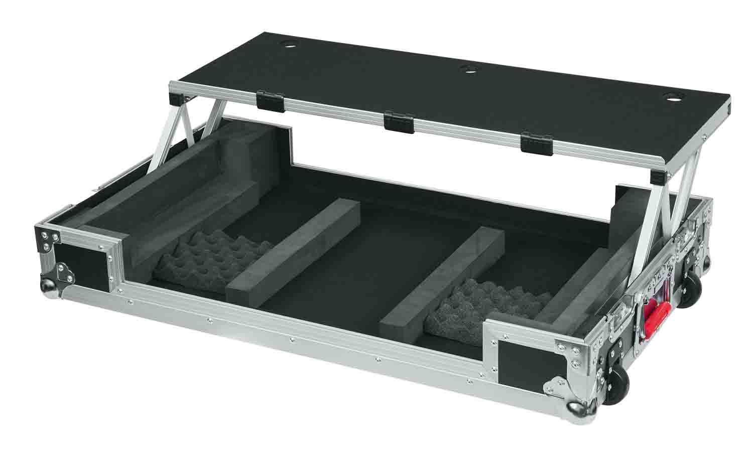 Gator Cases G-TOURDSPNS7II Road Case Custom for Numark NS7II Controller with Sliding Laptop Platform - Hollywood DJ
