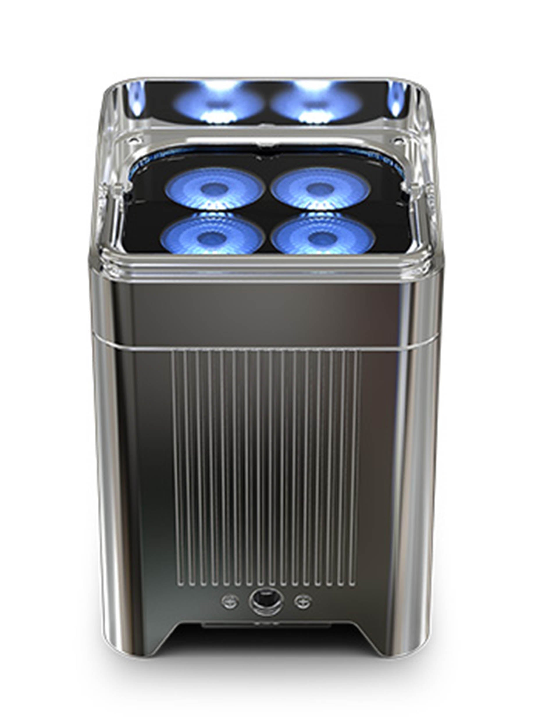 Chauvet Pro Well Fit 6-Pack Led Uplight Fixture with Charging Case - Hollywood DJ