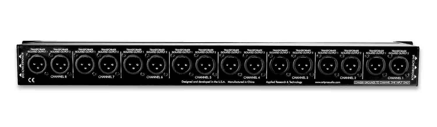 Art S8-3Way, 8-Channel Three-Way Microphone Splitter - Hollywood DJ