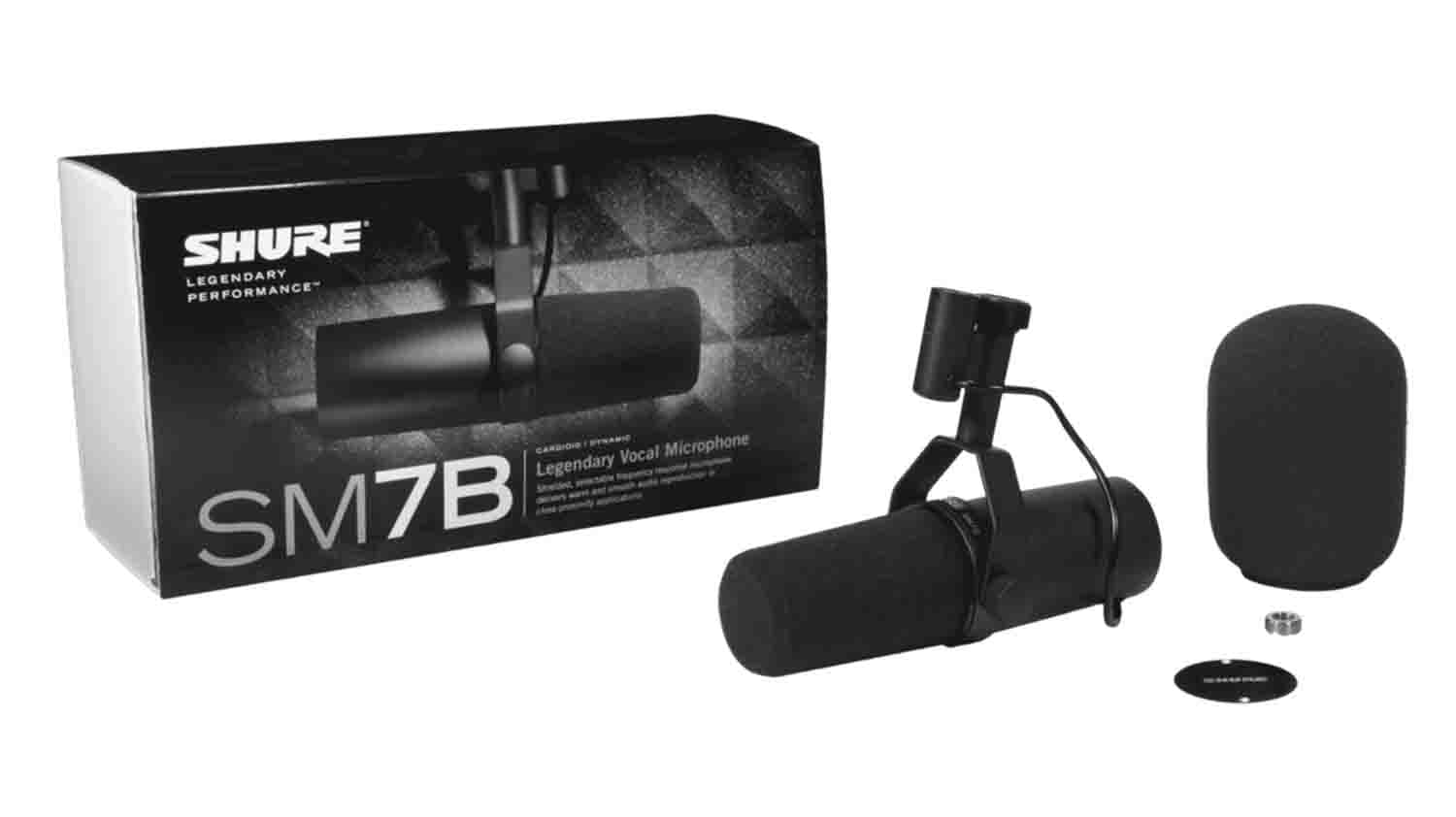 Podcast SM7B Starter Bundle with Sierra Desktop Boom Stand - Hollywood DJ