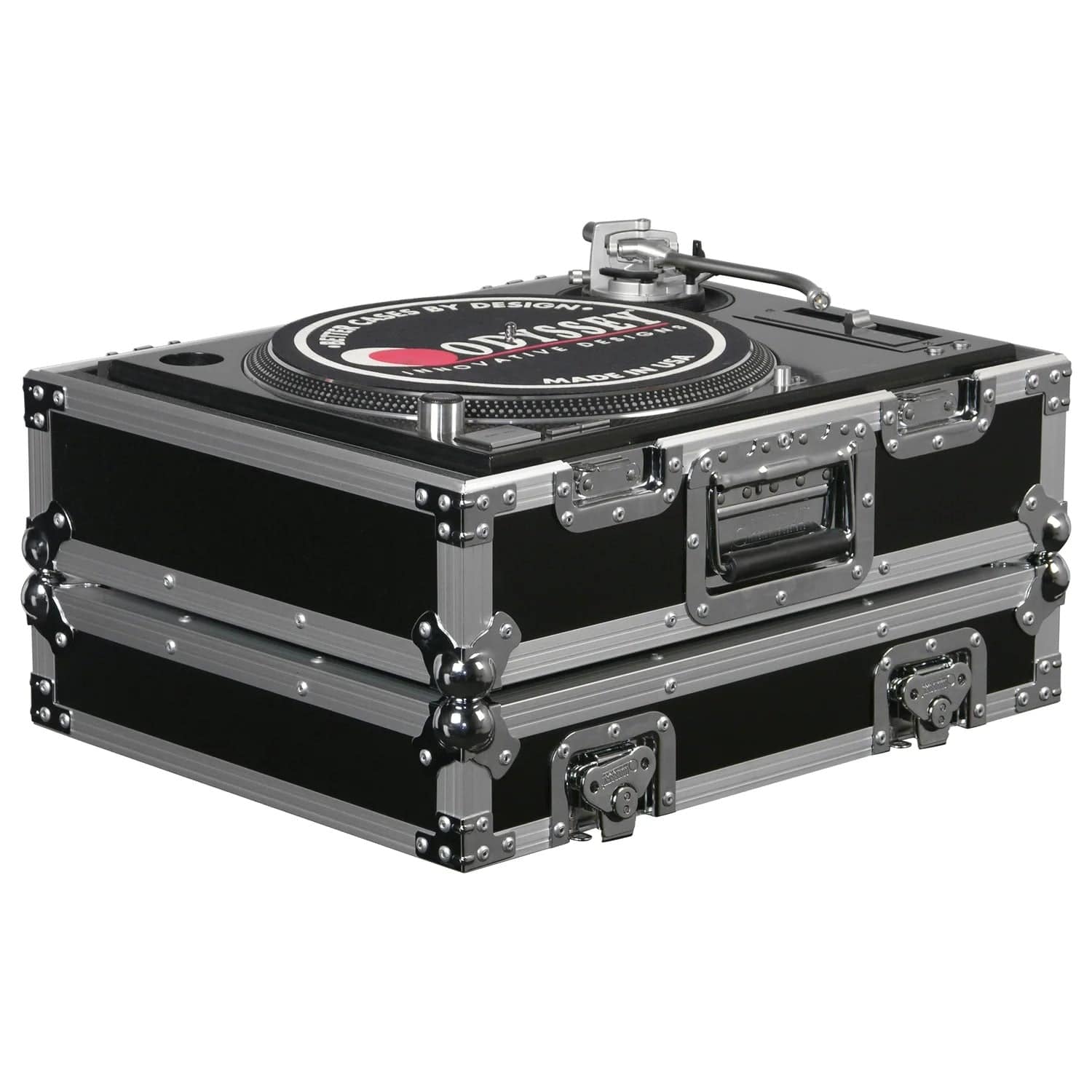 Open Box - Odyssey FR1200E, Universal Turntable Flight Case - Hollywood DJ