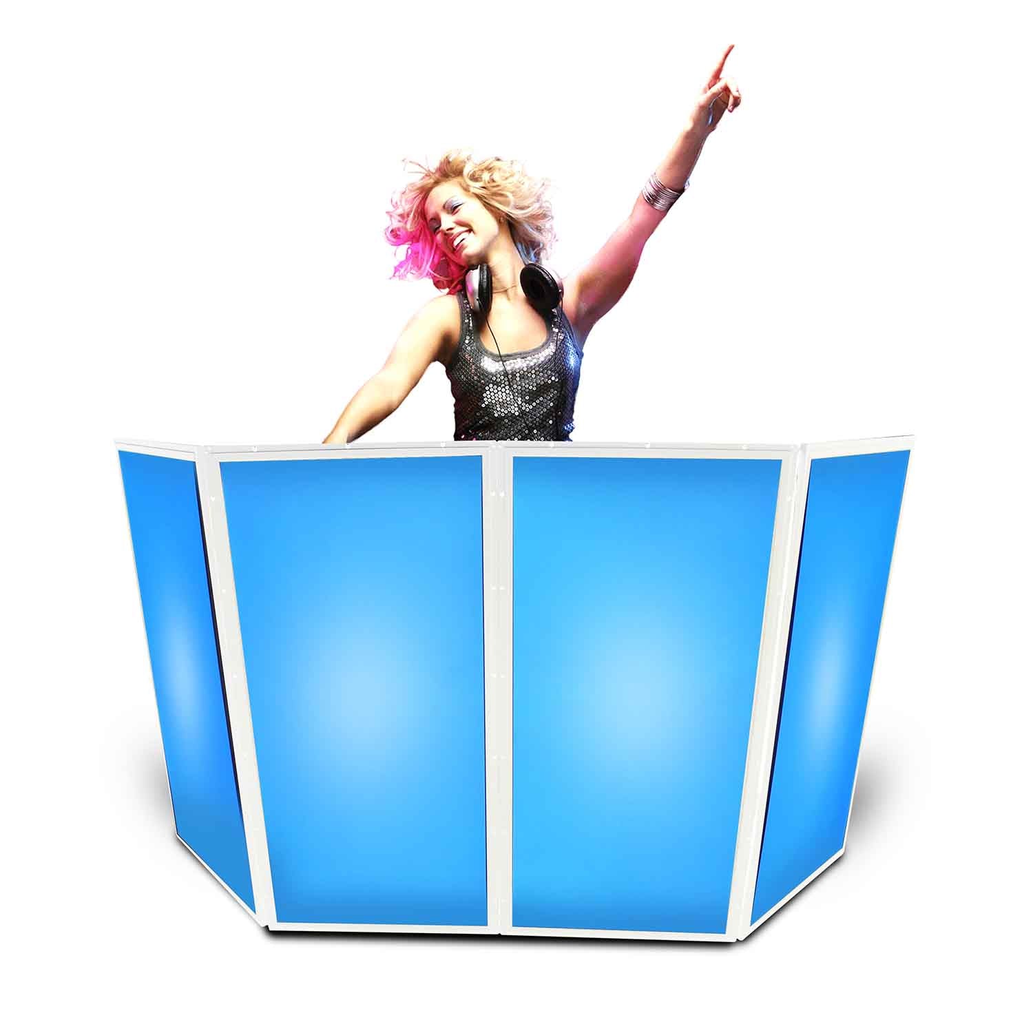 ProX XF-GLOPRO 4XFC, GloPro 4 Panel LED Facade Package with Flight Case - Hollywood DJ