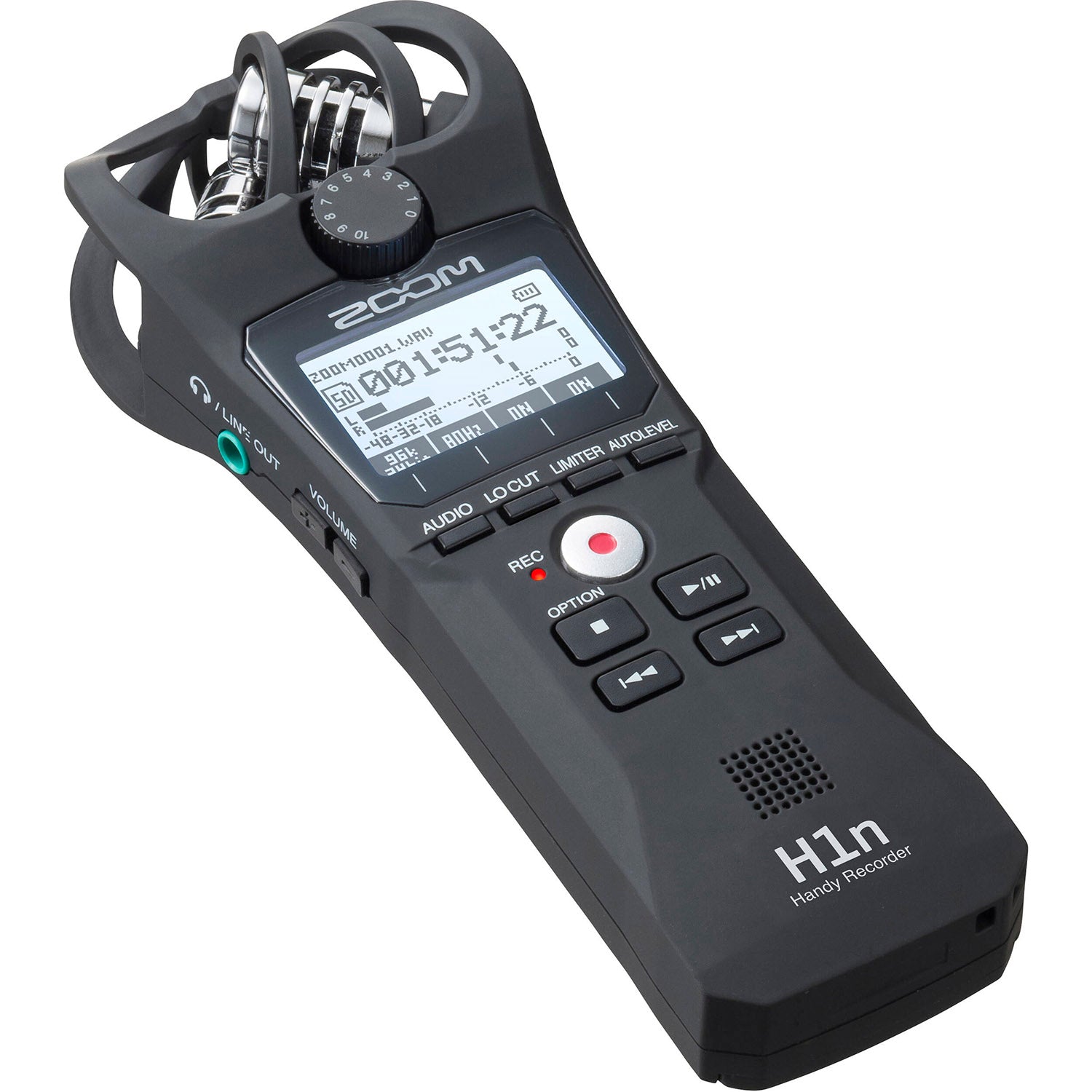 Zoom H1N-VP Portable Handy Recorder with Windscreen - Hollywood DJ