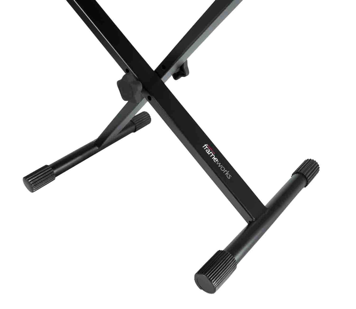 Gator Frameworks GFW-KEY-BNCH-1 Standard Black Keyboard Bench - Hollywood DJ