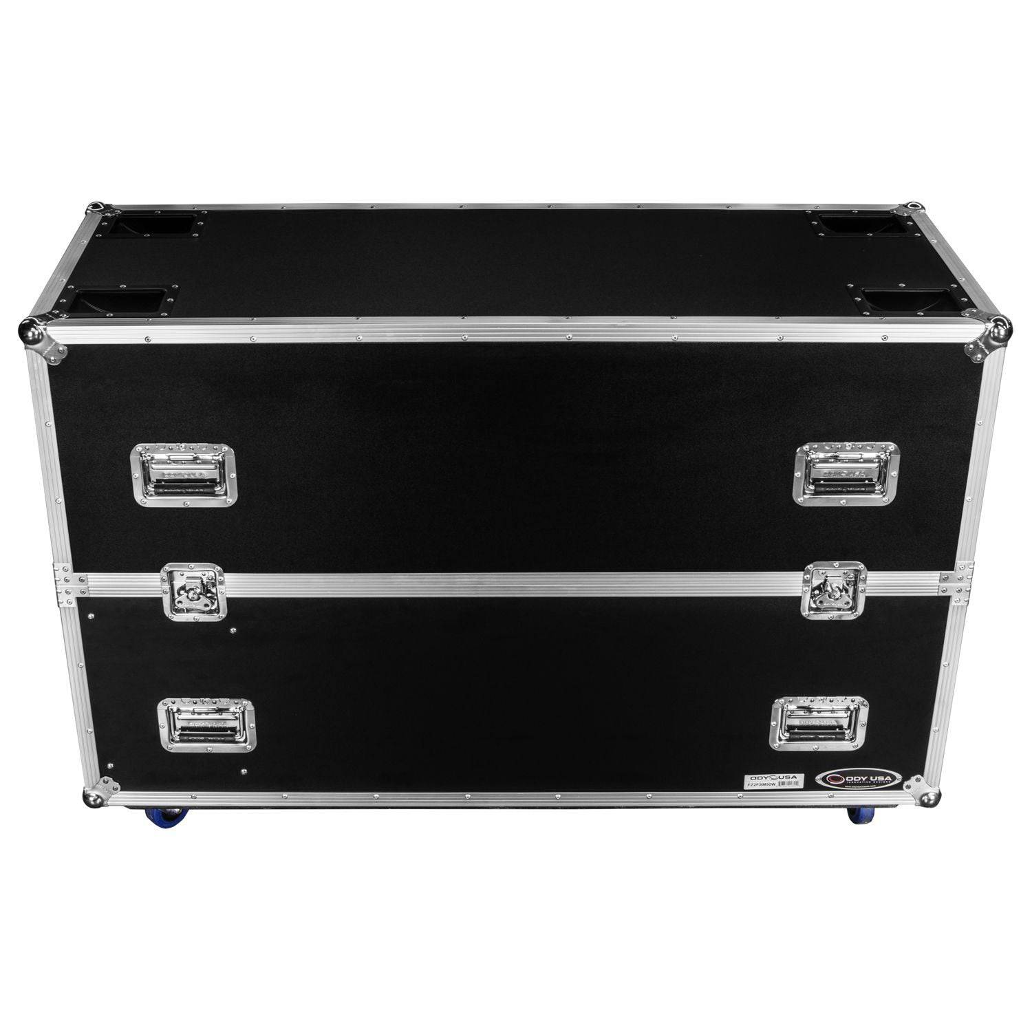 Odyssey FZ2FSM50W Dual 50-58″ Flat Screen Monitor Case With Casters - Hollywood DJ