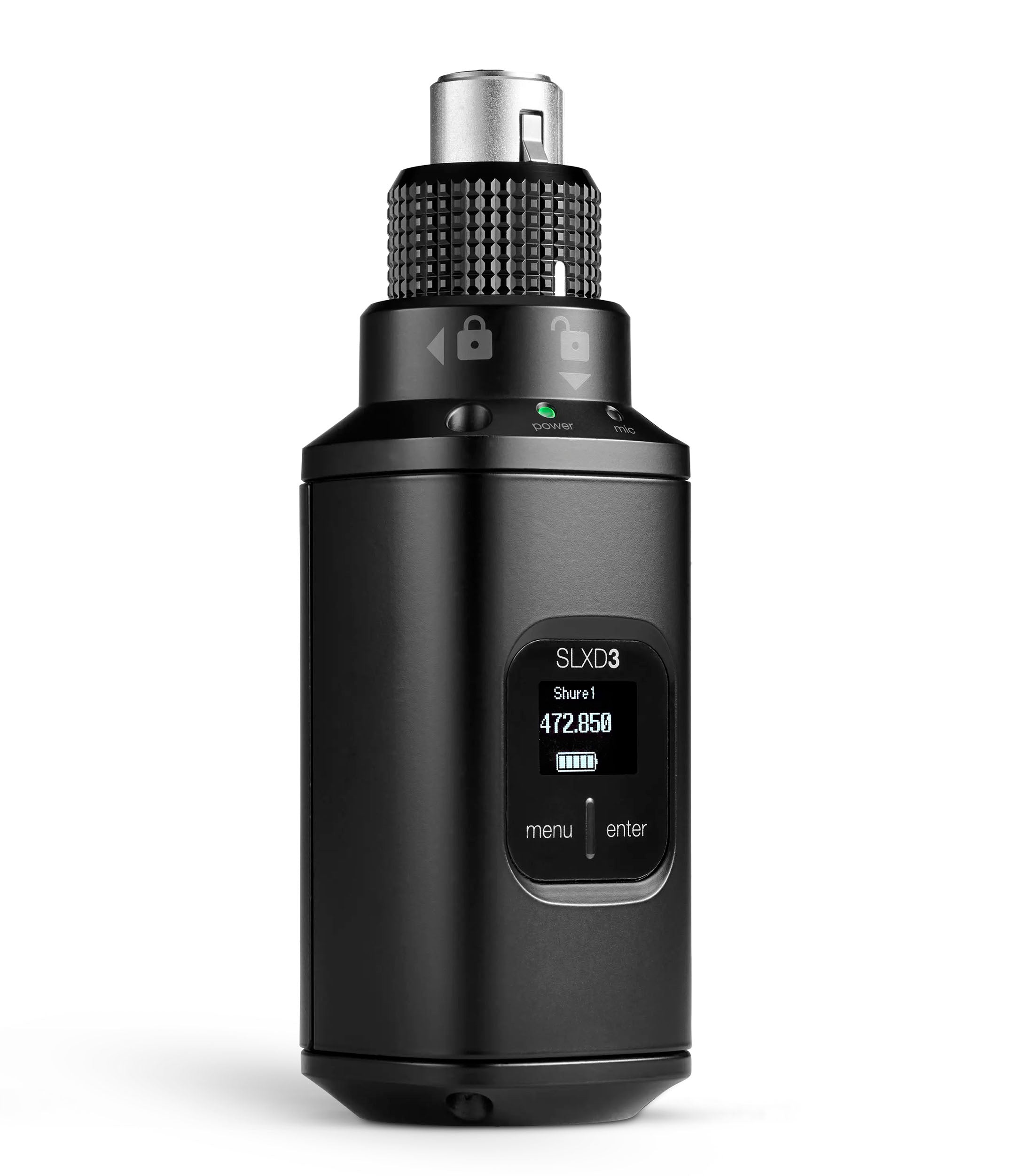 Shure SLXD3 Plug-On Digital Wireless Transmitter with XLR Connector by Shure