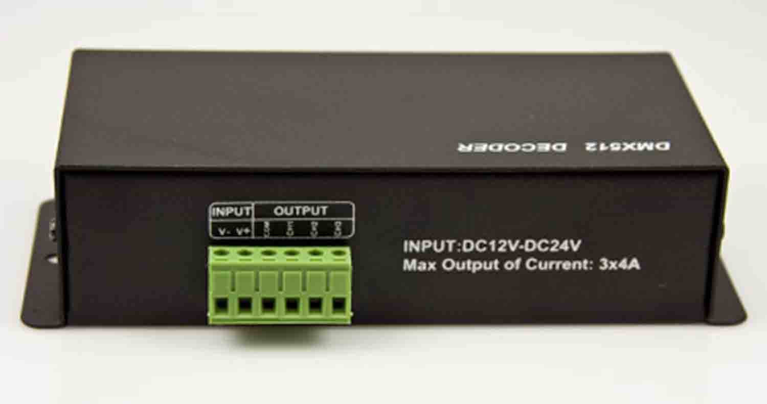 ProX X-DMX3CH DMX Control Interface 3 Channel - Hollywood DJ