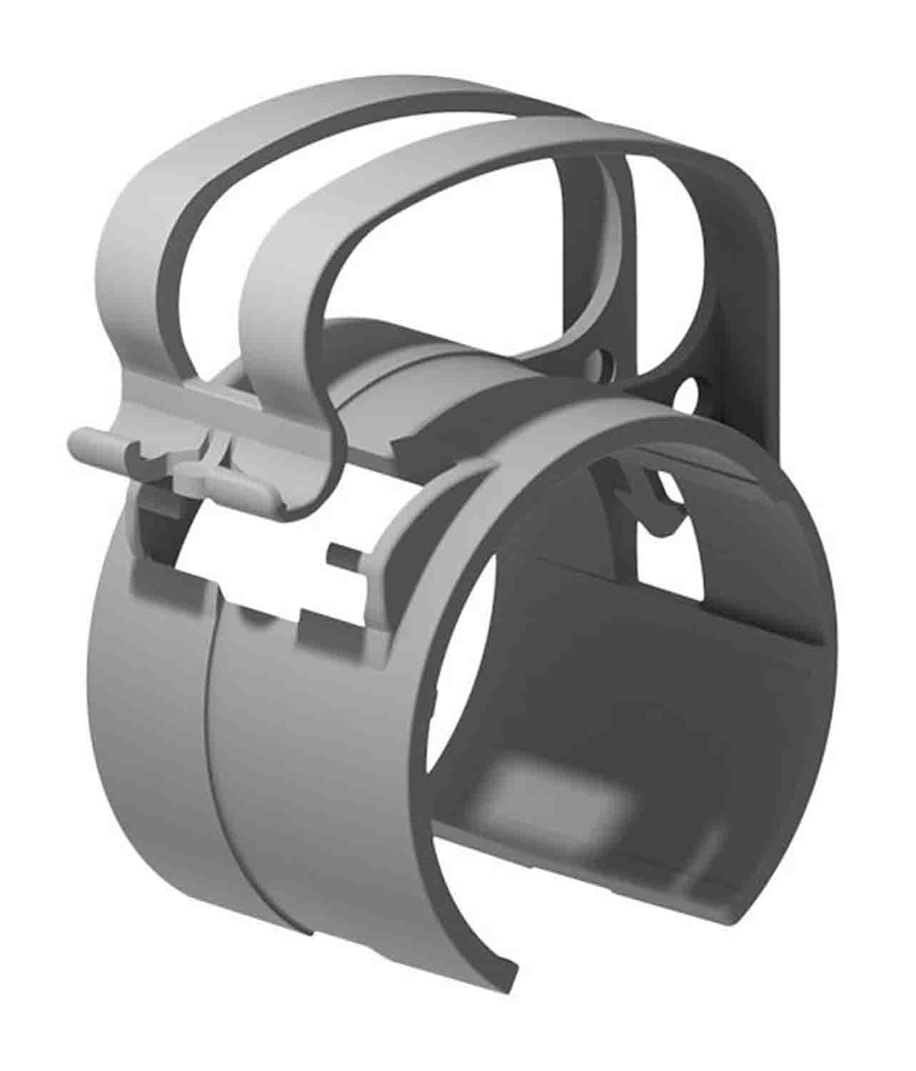 Global Truss DT-SNAP/LT Cable Management Clip with Rubber Ring 4-Pack - Gray - Hollywood DJ