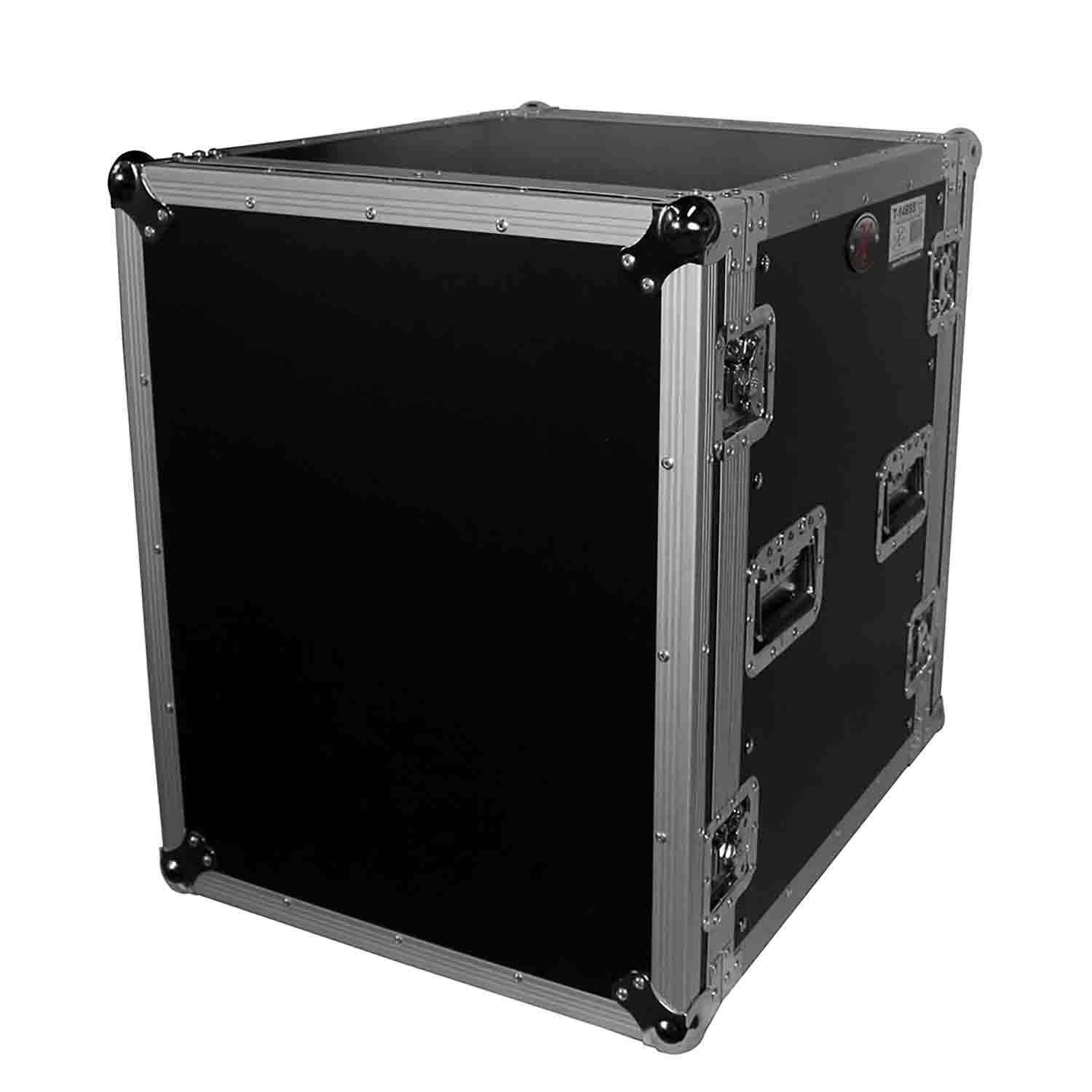 ProX T-14RSS, 14U Space Amp Rack Mount ATA Flight Case 19 In Depth W-Casters - Hollywood DJ