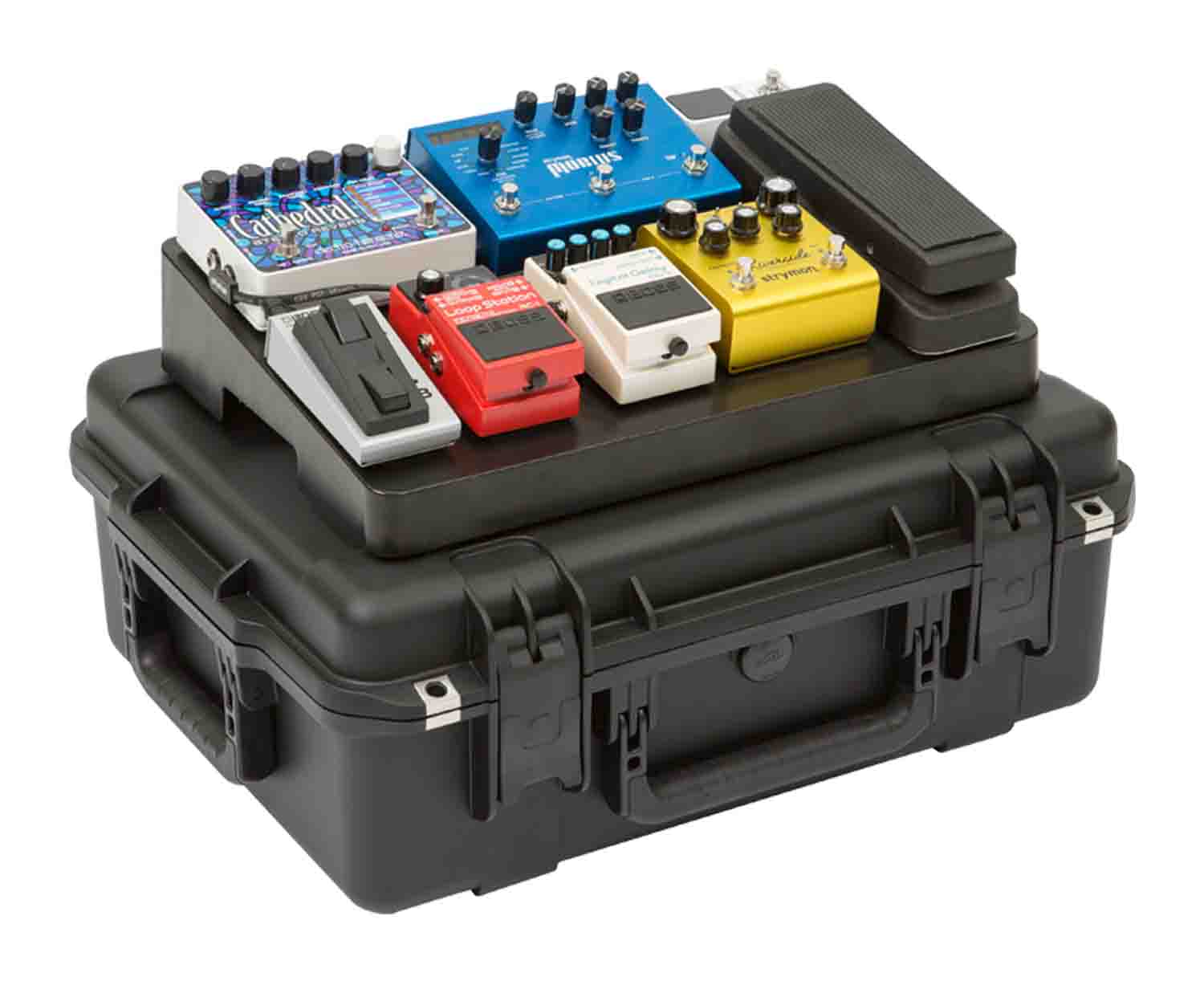 SKB Cases 3i-2015-7-PB Injection-Molded Pedalboard with Included Case - Hollywood DJ