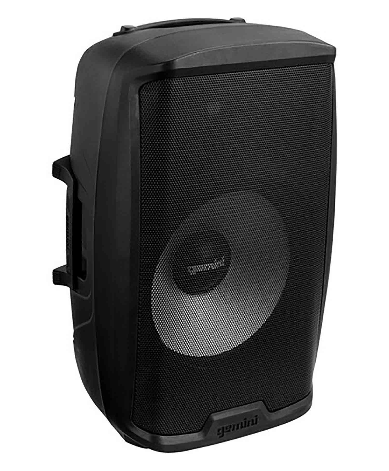 Gemini Sound AS-2115BT-PK, 15-Inch Active Bluetooth Loudspeaker with Stand and Mic - 2000W - Hollywood DJ