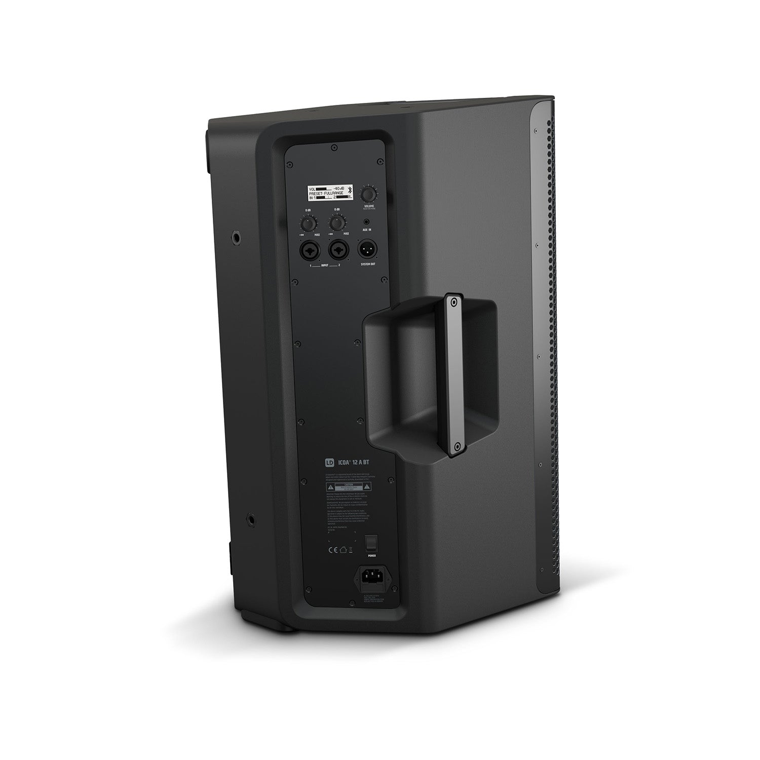 LD System ICOA12ABT, 12 - Inches Active Coaxial PA Speaker With Bluetooth - Hollywood DJ