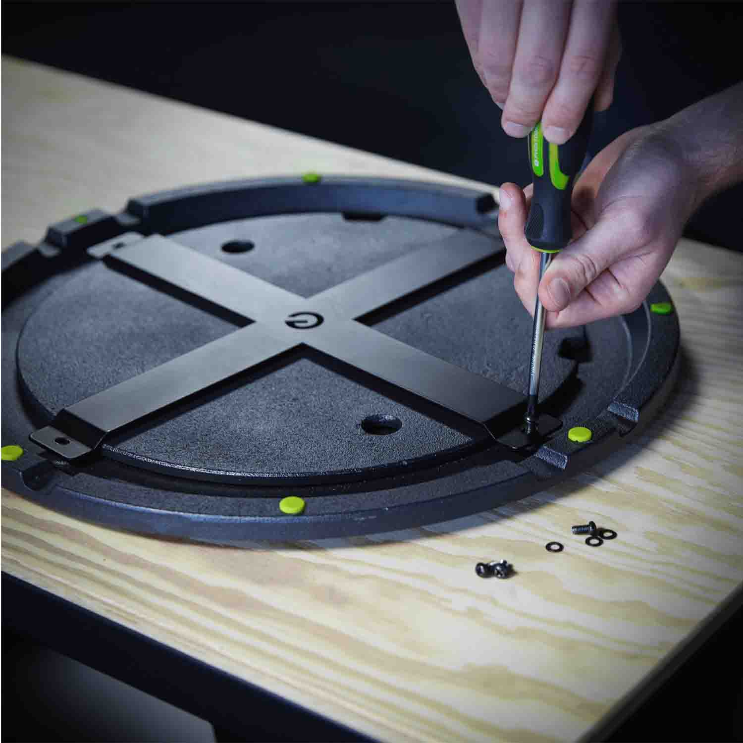Gravity XSP 10129 Cross-Shaped Holder for GWB123B Weight Plates - Hollywood DJ