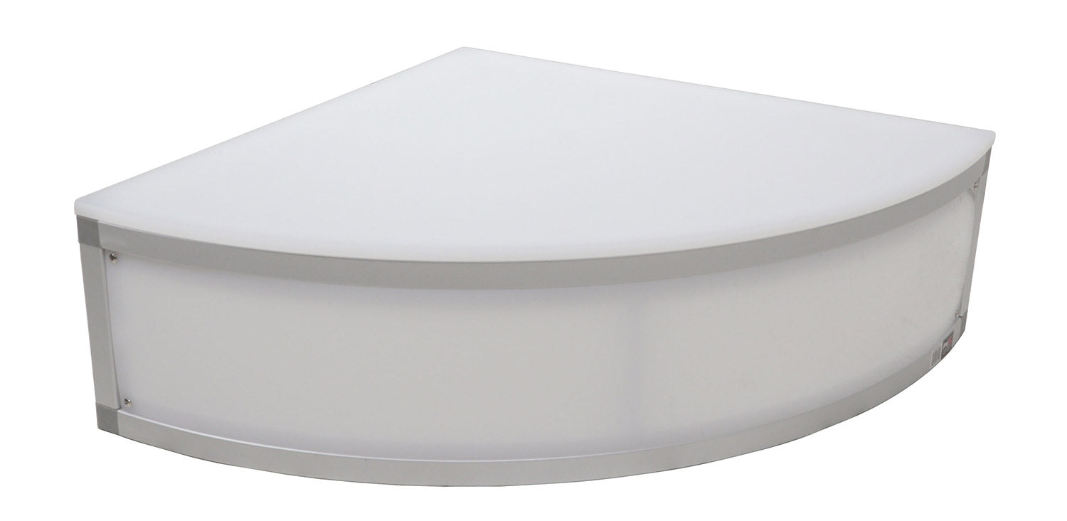 ProX XSA-2X2-8QR, 8 Quarter Round Acrylic Stage - Hollywood DJ