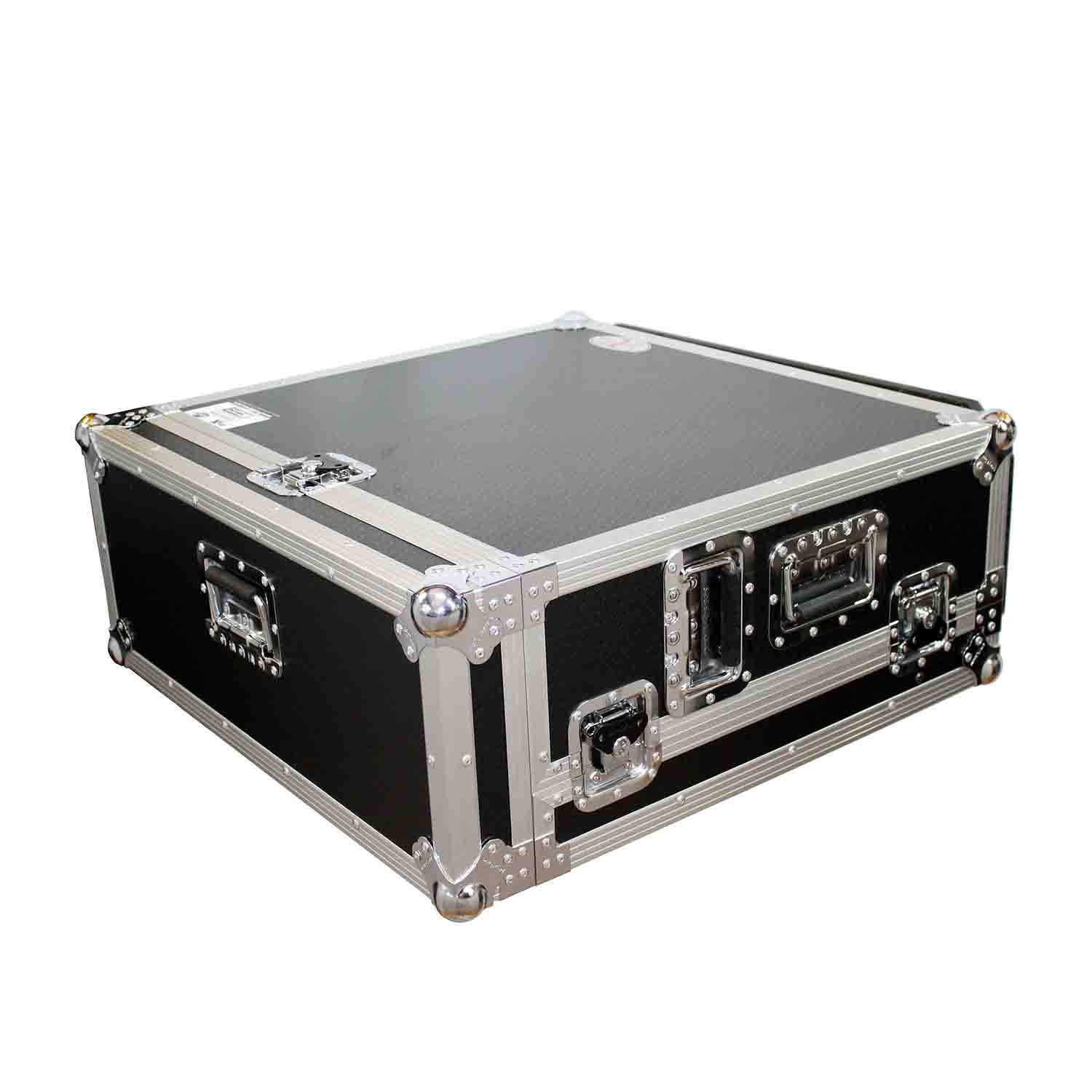 ProX XS-AHQU24DHW DJ Flight Road Case for Allen and Heath QU-24 Mixer With Doghouse and Wheels ProX Cases