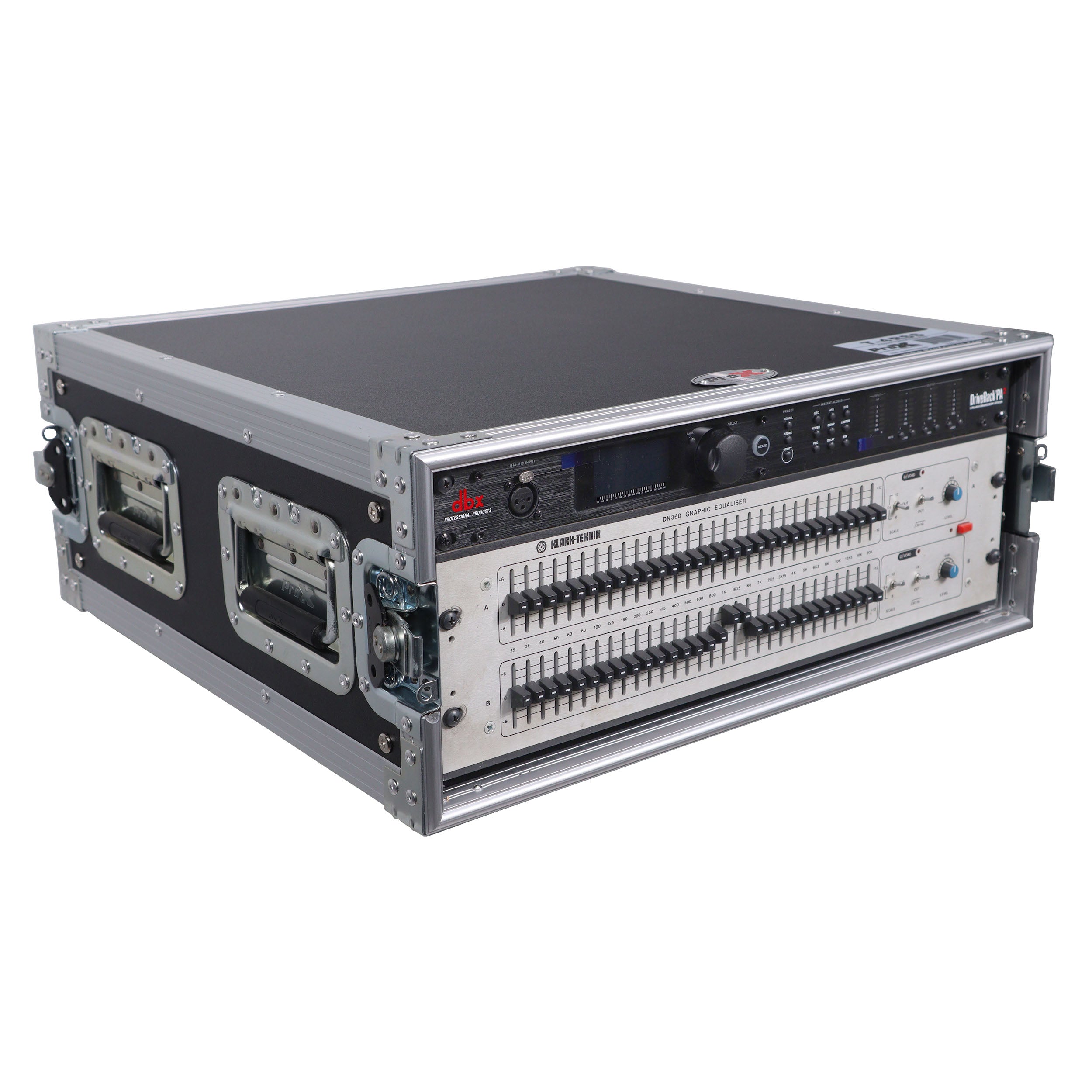 ProX T-4RSS 4U Space Amp Rack Mount ATA Style Flight Case - 19 Inch Depth by ProX Cases