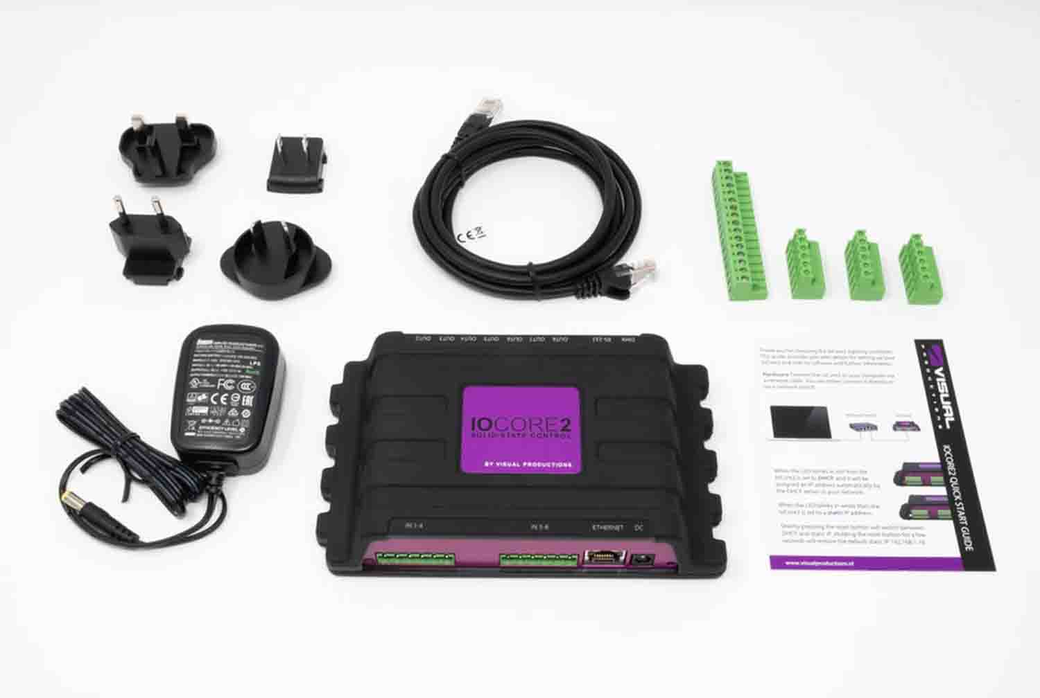 Visual Productions IoCore2 GPI+GPO Interface with RS-232 & DMX - Hollywood DJ