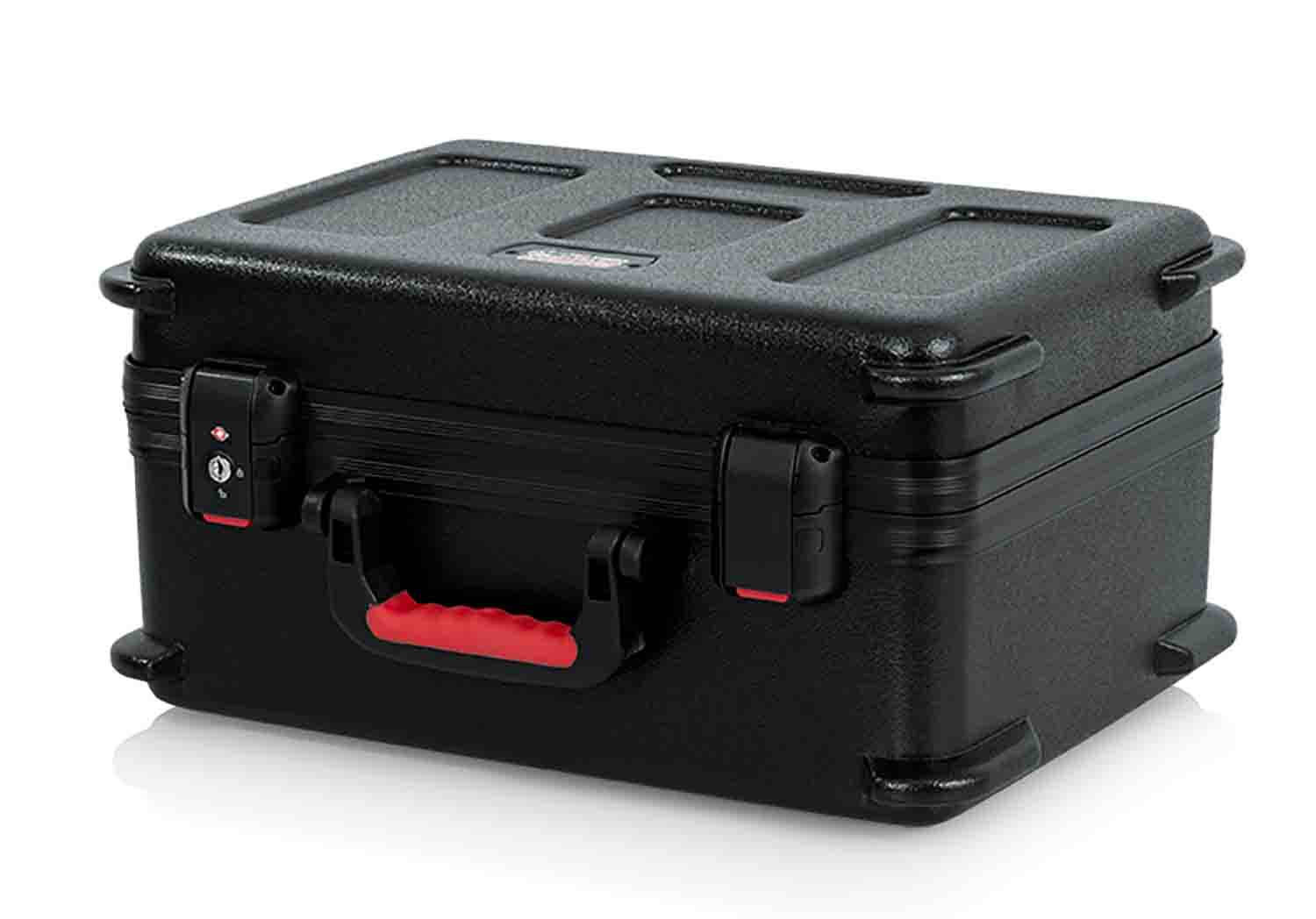Gator Cases GTSA-MIC15 DJ Case for 15 Wired Microphones with Foam - Hollywood DJ