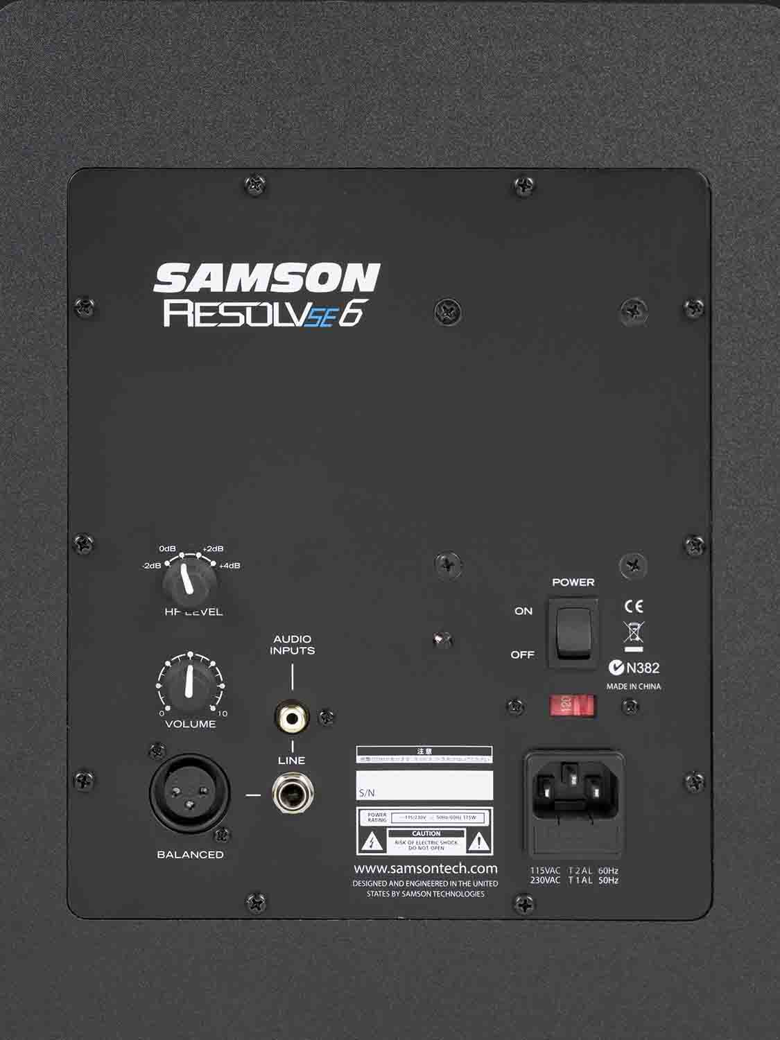 Samson Resolv SE6 2-Way Active Studio Reference Monitor - Hollywood DJ