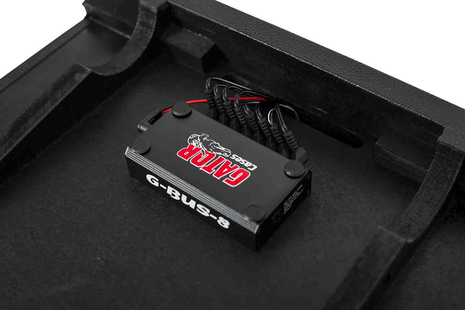 Gator Cases GPT-BL-PWR Guitar Pedal Board with Nylon Carry Bag and Power Supply - Hollywood DJ