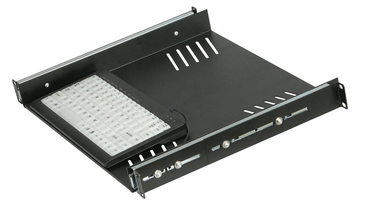 Odyssey ARPOT1, 19 Inches Rack Mountable Sliding Pullout 1U Shelf - Hollywood DJ