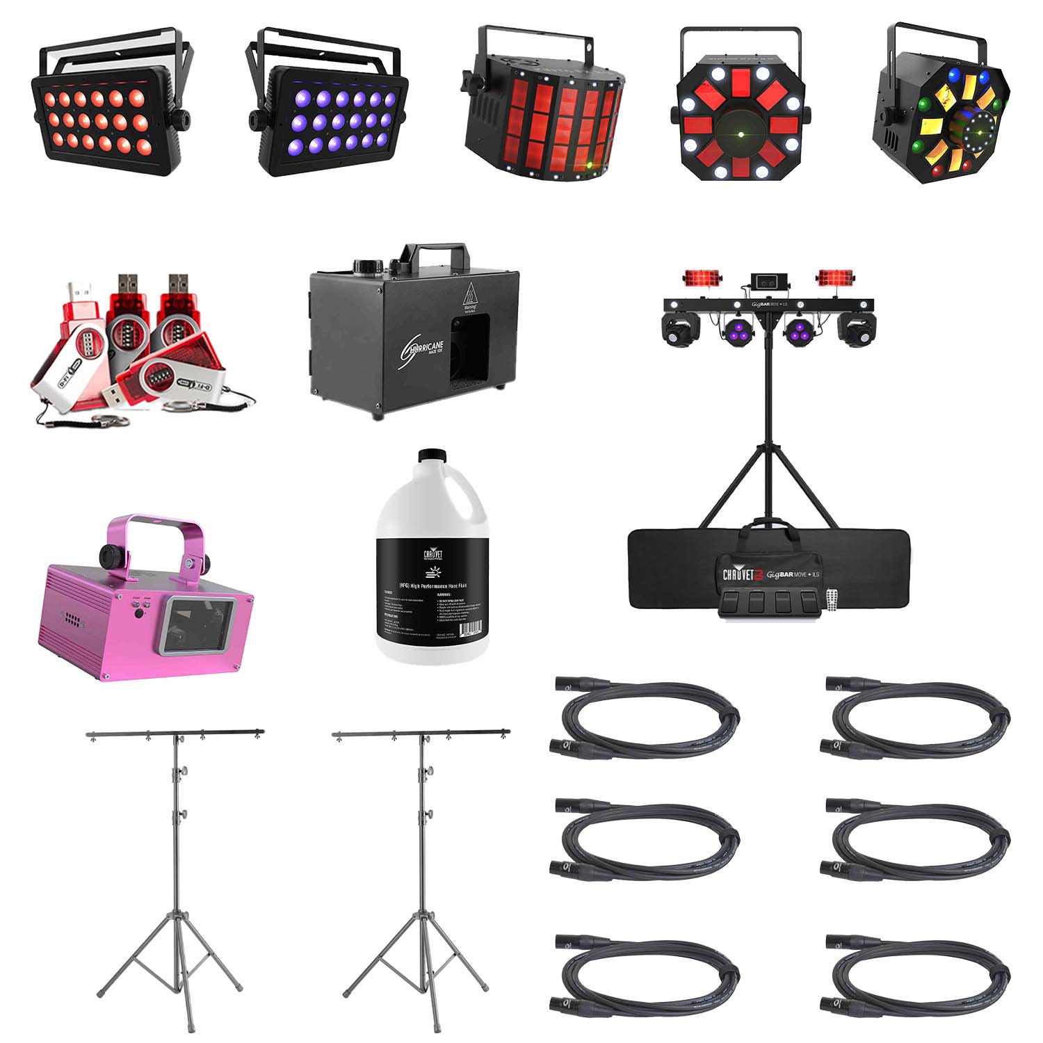 Chauvet ILS DJ Effect Lights Package Deal - Hollywood DJ