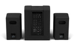 LD Systems DAVE 15 G4X Compact 2.1 Powered PA System with Bluetooth and Mixer - 1000W RMS - Hollywood DJ
