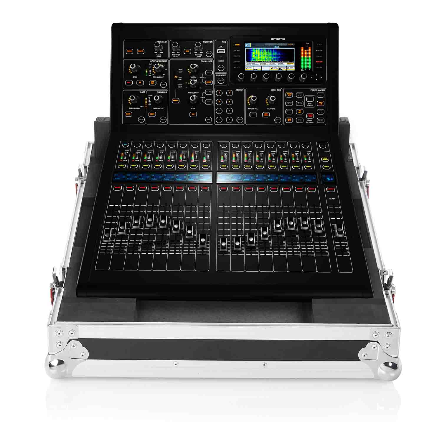 Gator Cases G-TOURM32RNDH Road Case for Midas M32R Mixing Console - Hollywood DJ