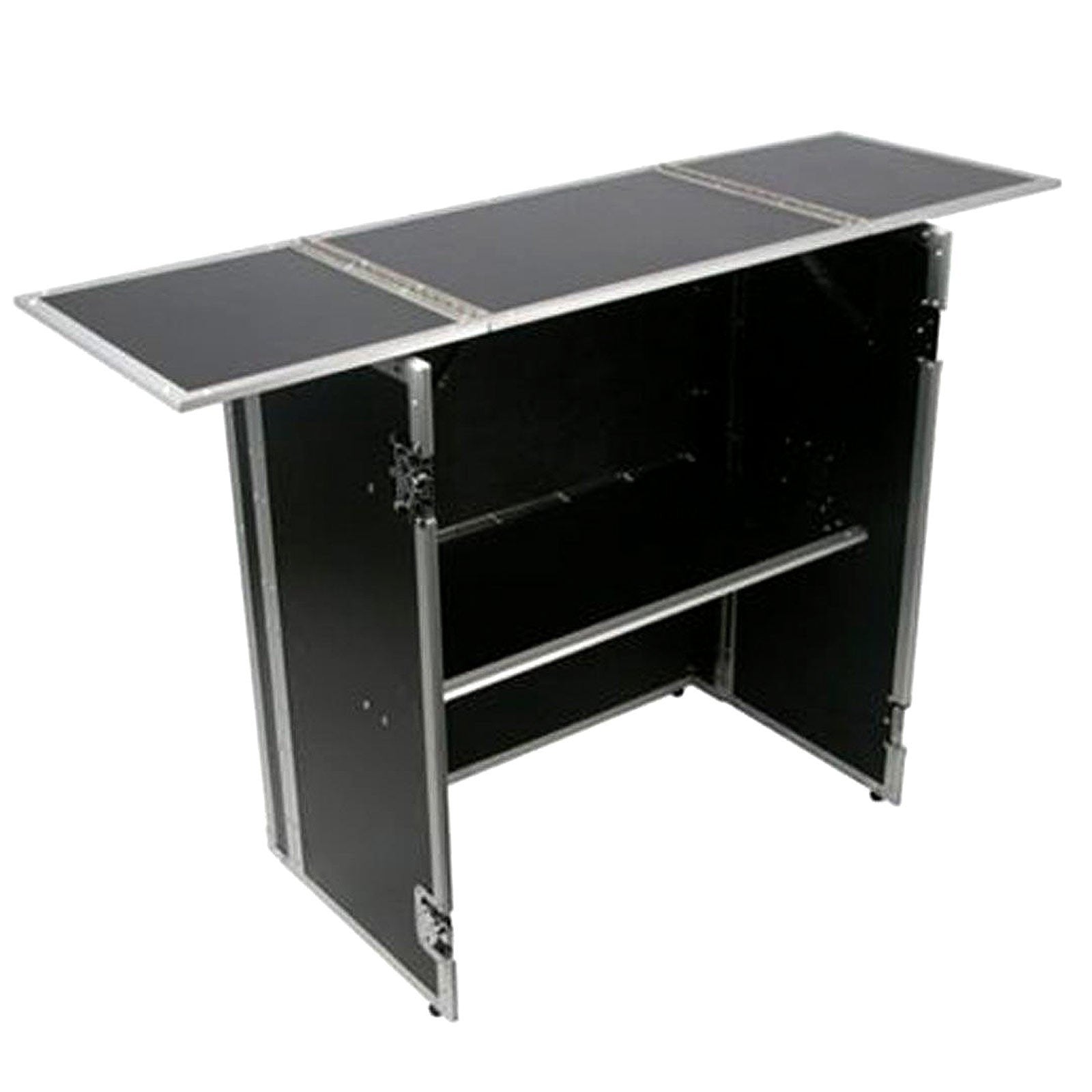Odyssey FZF5437TBL Black Label Fold-out DJ Table Stand | Open Box - Hollywood DJ