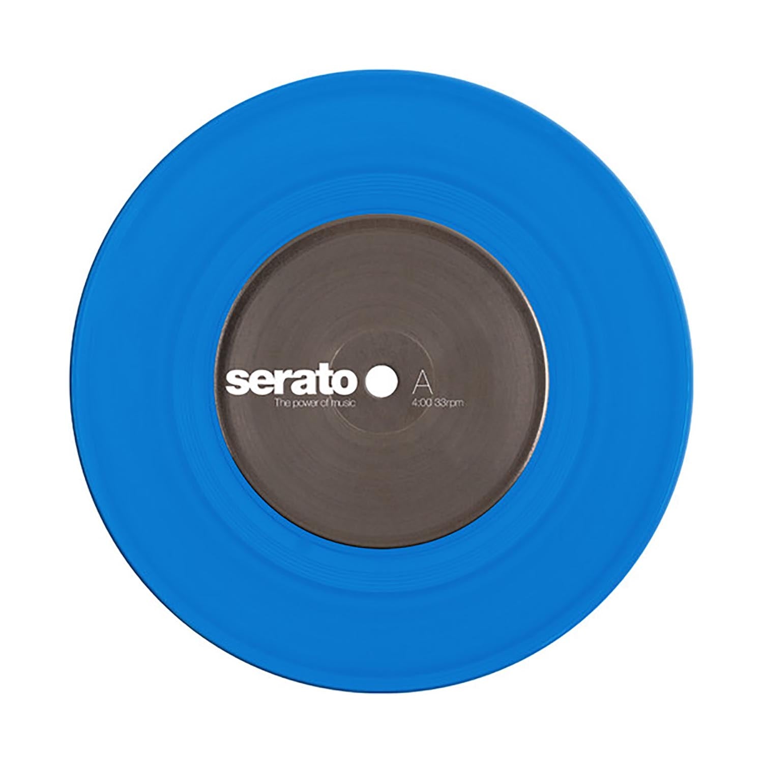 Serato SCV-PS-BLU-7 7-inch Control Vinyl Blue - Pair - Hollywood DJ