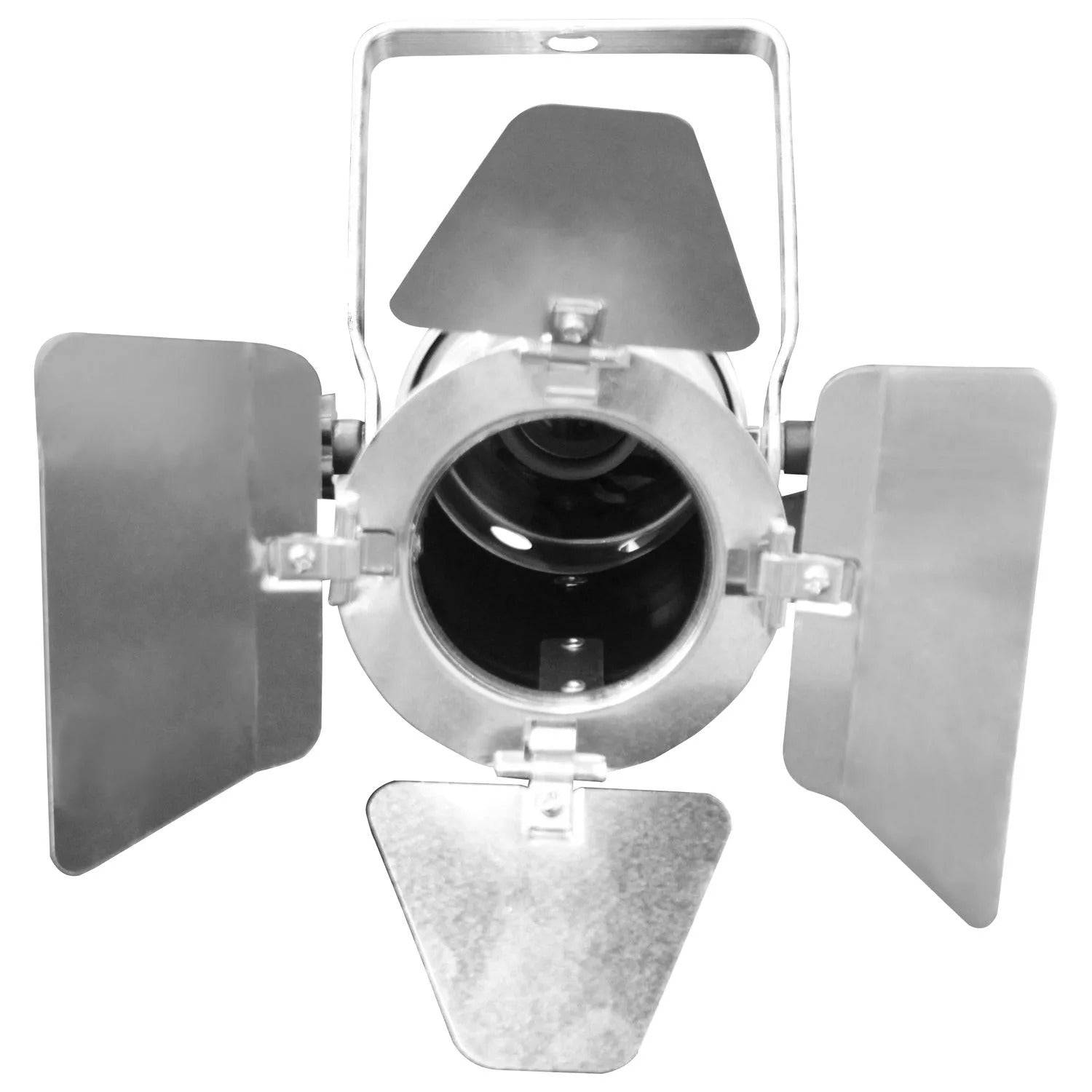 Odyssey LSPAR20BDP Polish Aluminum Barn Door for Par 20 Light Fixtures - Hollywood DJ