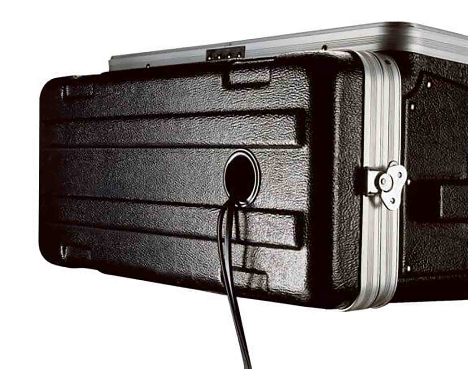 Gator Cases GRC-10X4, 10U Top and 4U Side ATA Molded PE Slant Top Console Rack - Hollywood DJ