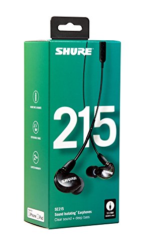 Shure SE215-K-UNI BLACK SE215 EARPHONE With RMCE-UNI | Open Box - Hollywood DJ