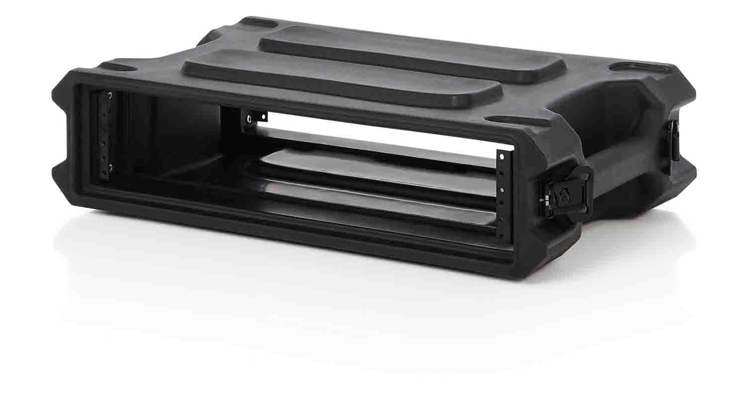 Gator Cases G-PRO-2U-13, 2U Deep Molded Audio Rack Case - 13 Inch - Hollywood DJ