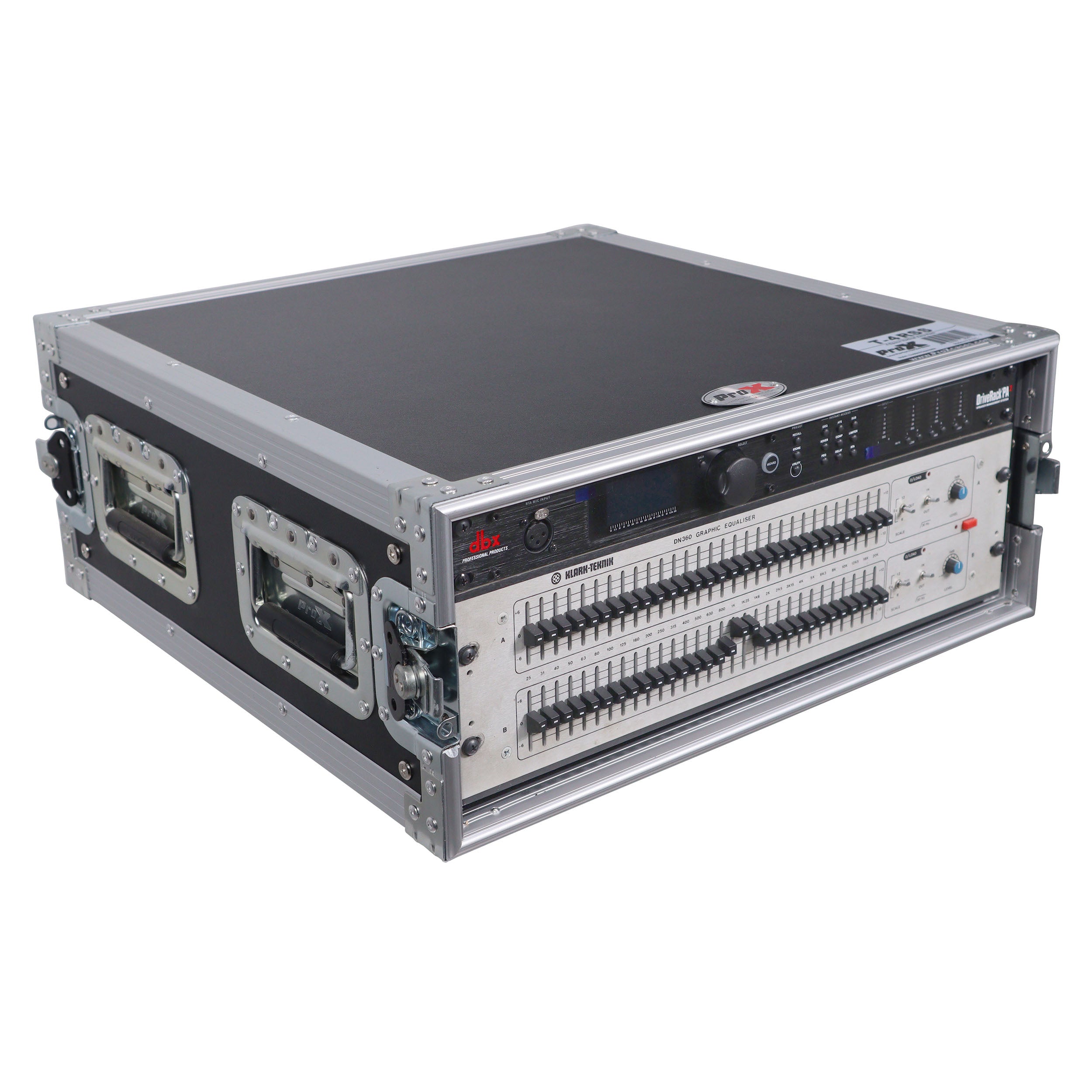 ProX T-4RSS 4U Space Amp Rack Mount ATA Style Flight Case - 19 Inch Depth by ProX Cases