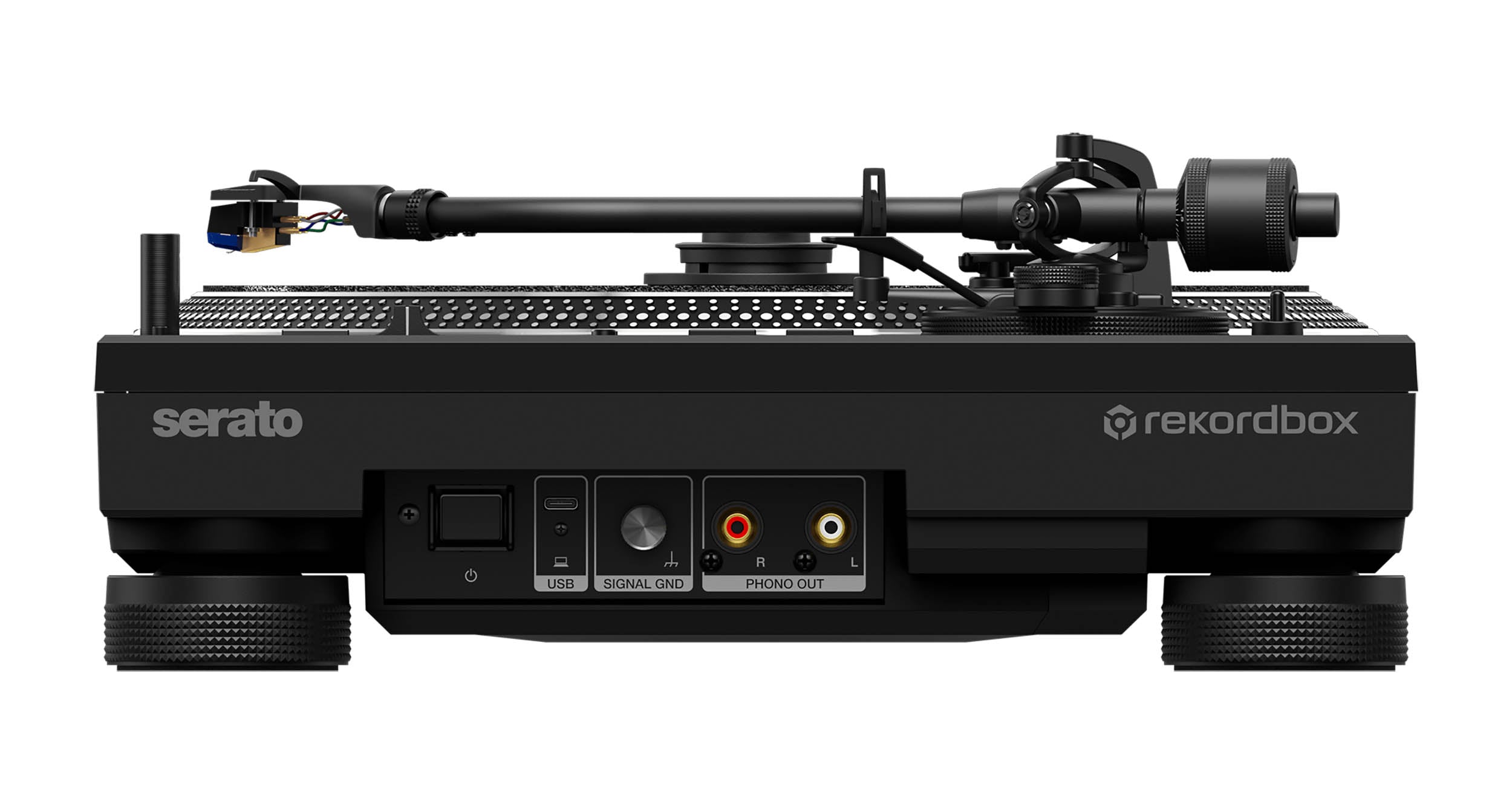 Pioneer DJ PLX-CRSS12 Hybrid Turntable Package with 2-Channel DJ Mixer S5 for Serato DJ Pro by Pioneer DJ