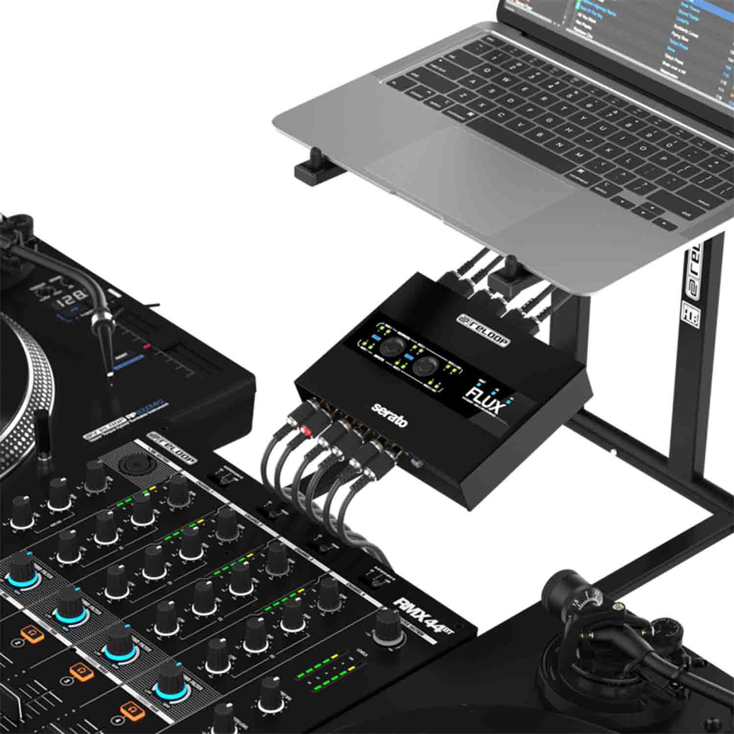 Reloop Flux Next Generation USB-C 3-Channel 6x6 DVS Interface for Serato DJ Pro Reloop