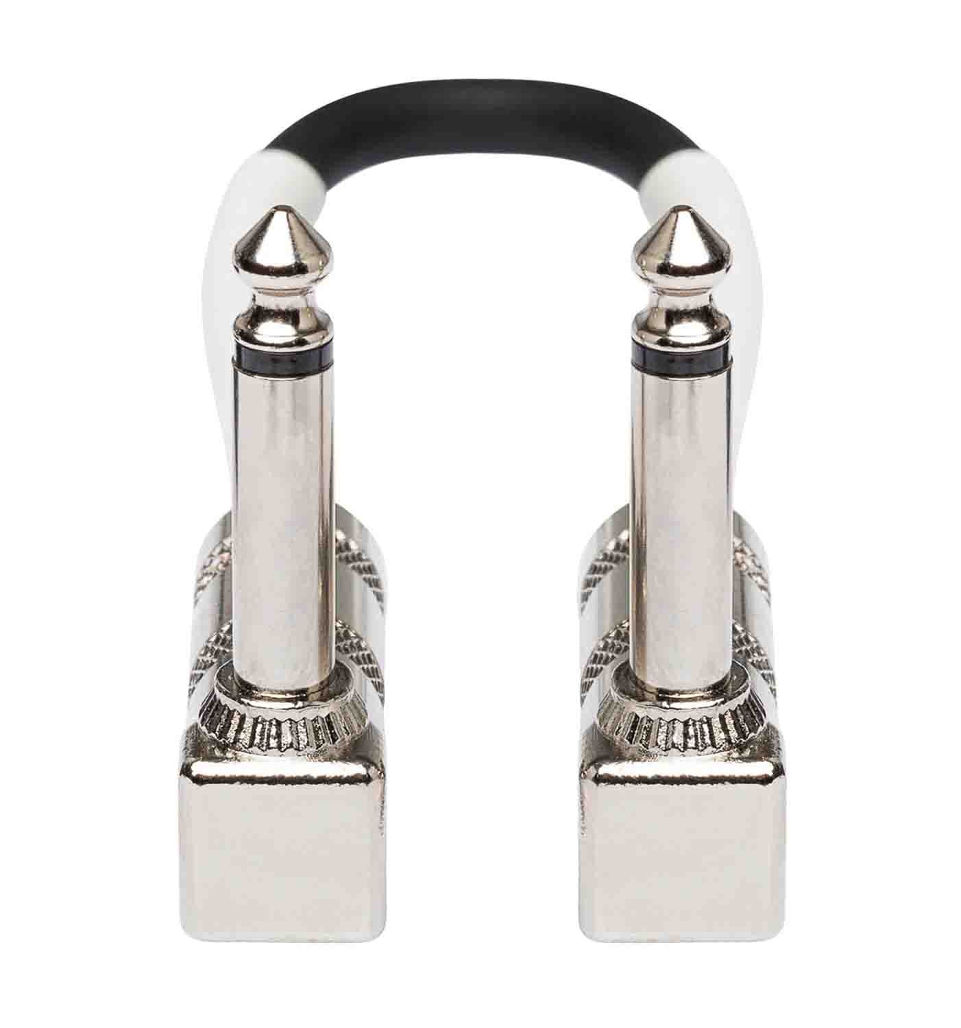 Hosa CPE-118, Right Angle to Right Angle Guitar Patch Cable - 18 Inch - Hollywood DJ